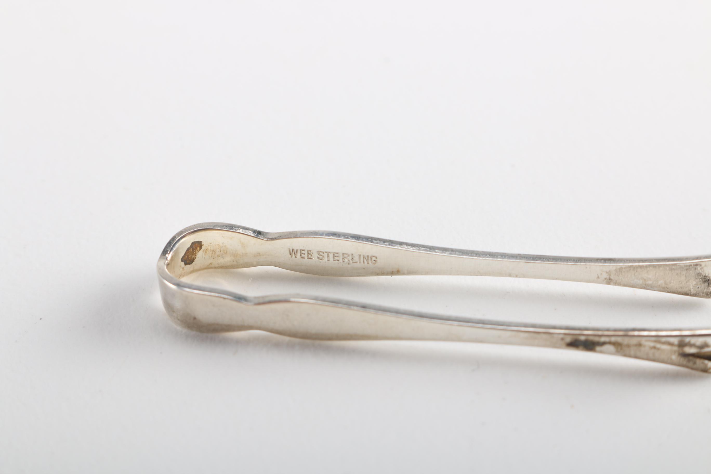 Sterling Silver Tableware Featuring Web