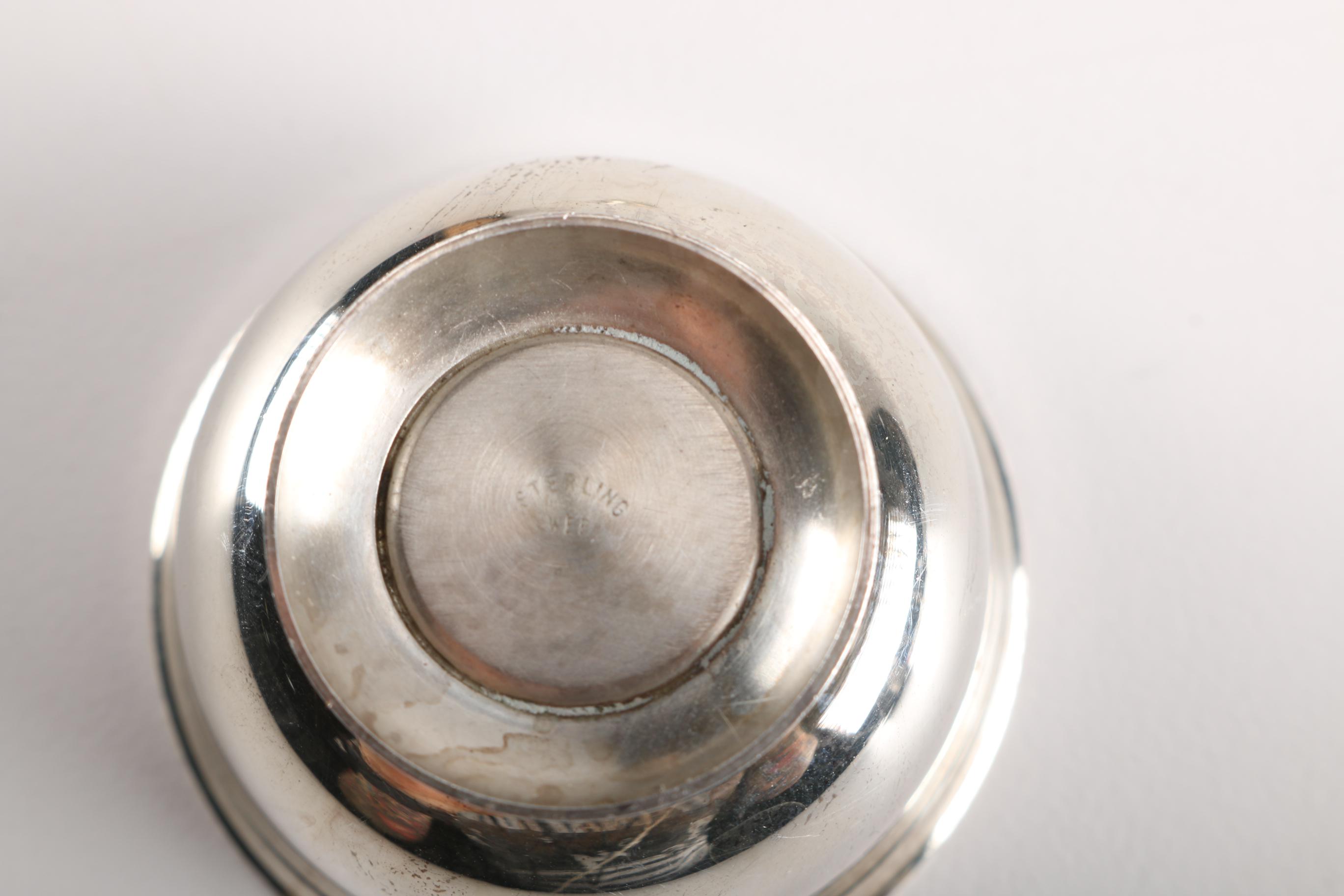 Sterling Silver Tableware Featuring Web