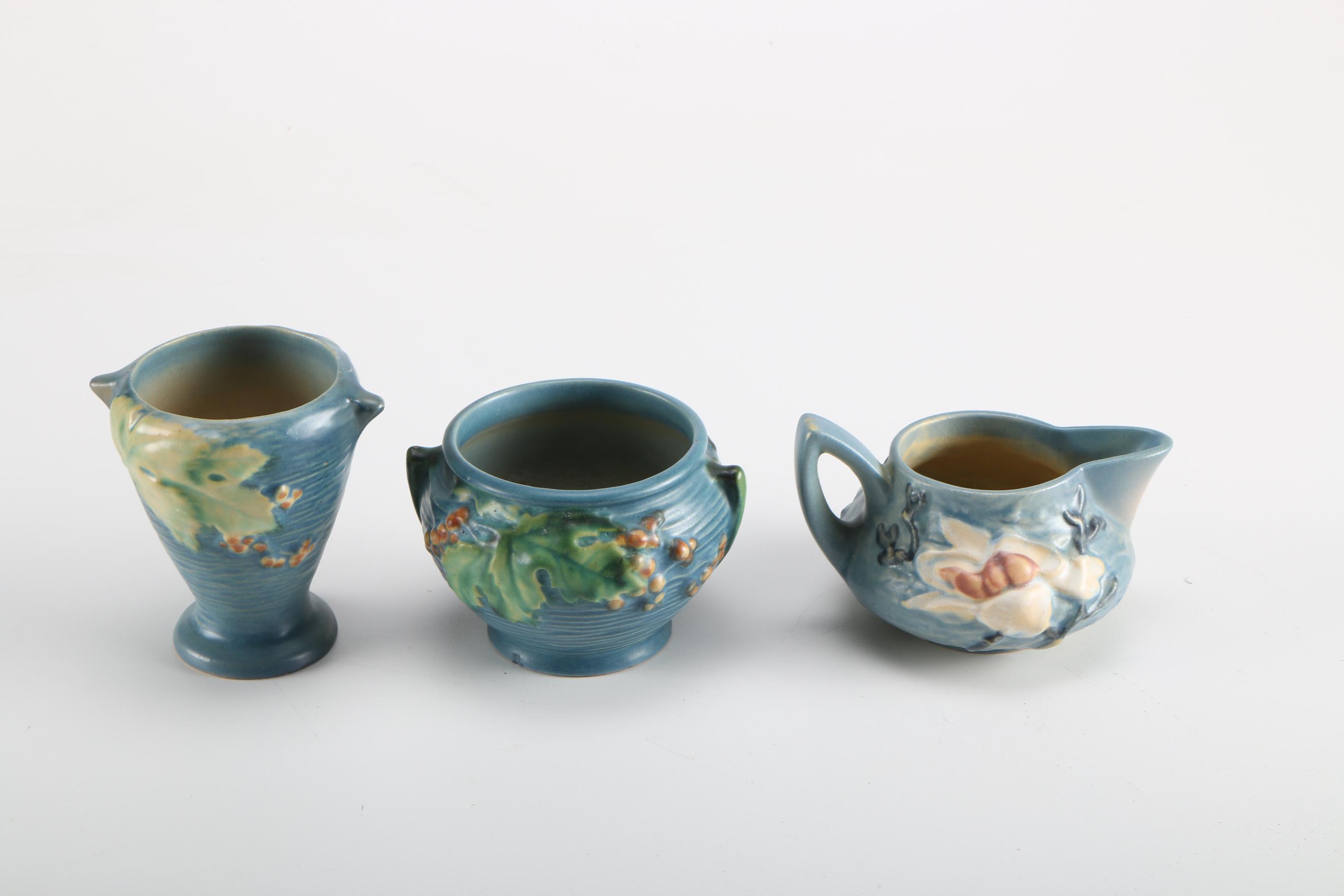 Roseville "Bushberry" and "Magnolia" Pottery