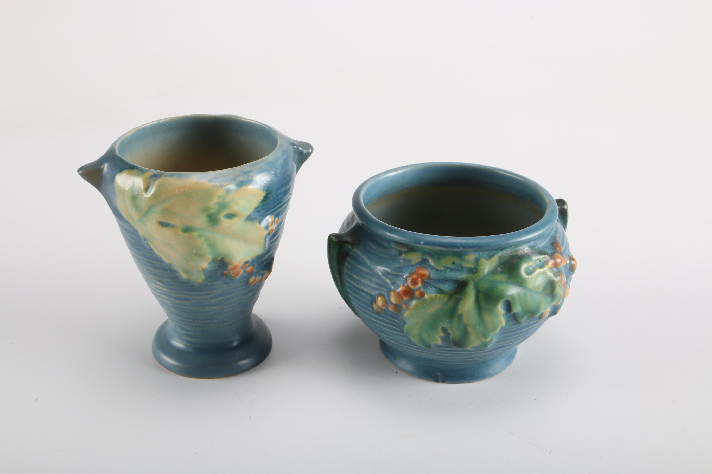 Roseville "Bushberry" and "Magnolia" Pottery