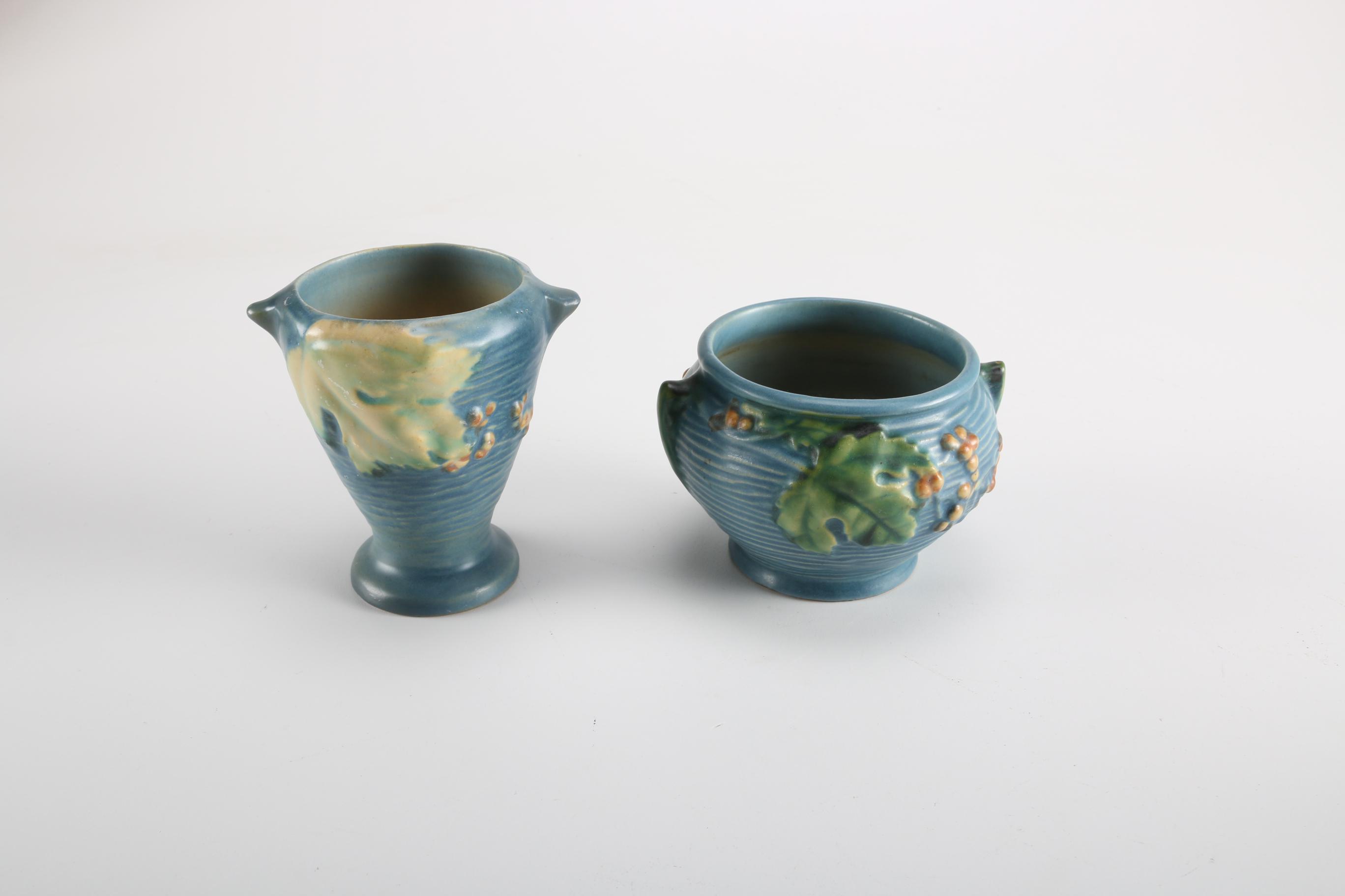 Roseville "Bushberry" and "Magnolia" Pottery