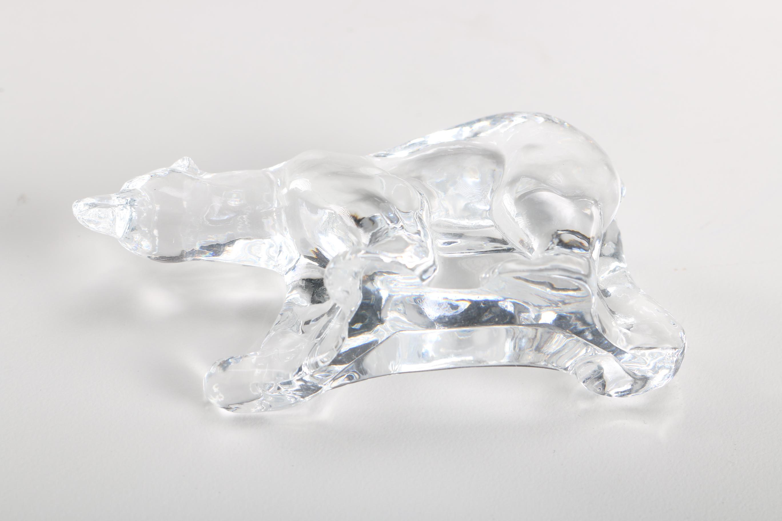 Crystal Polar Bears Featuring Baccarat