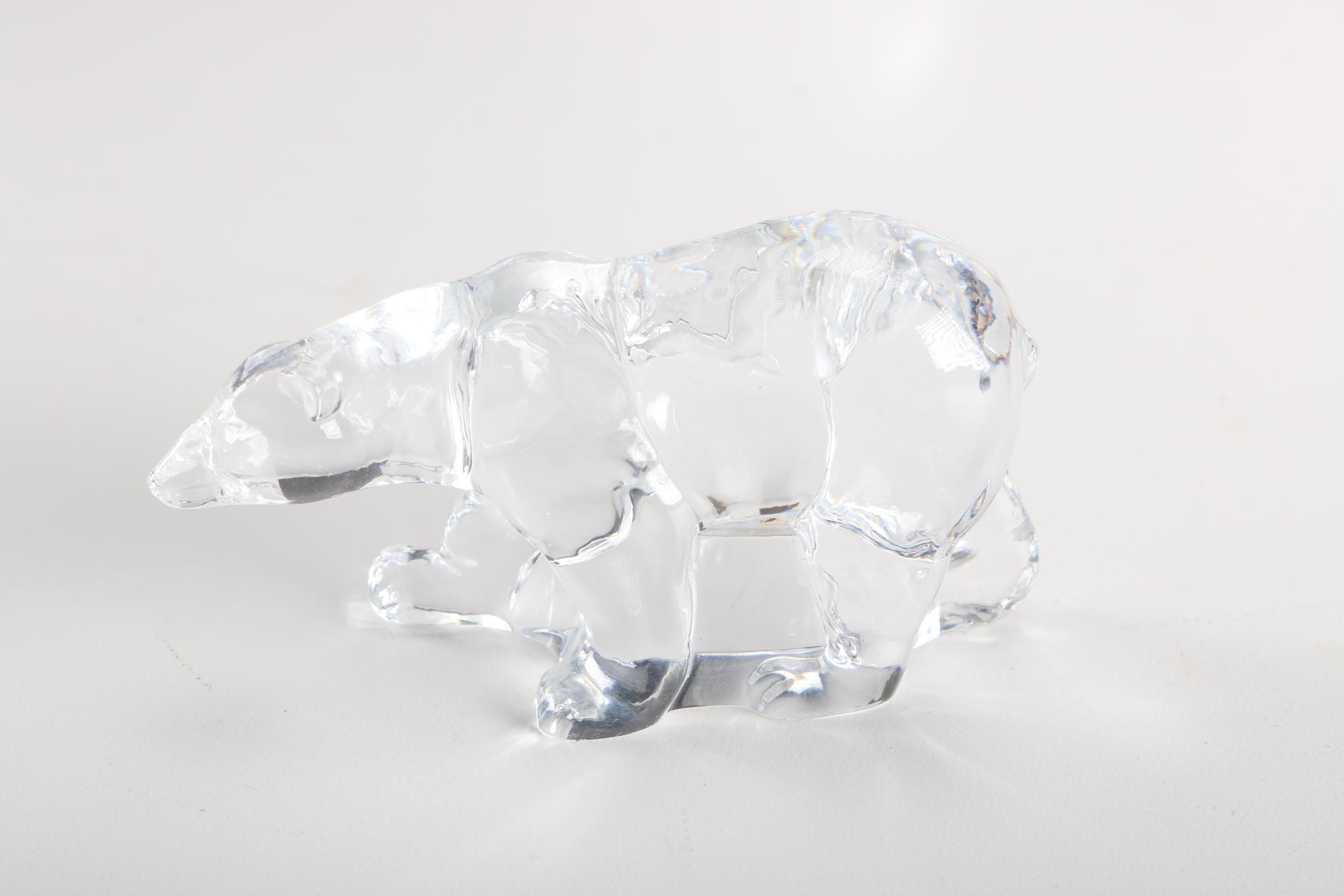Crystal Polar Bears Featuring Baccarat
