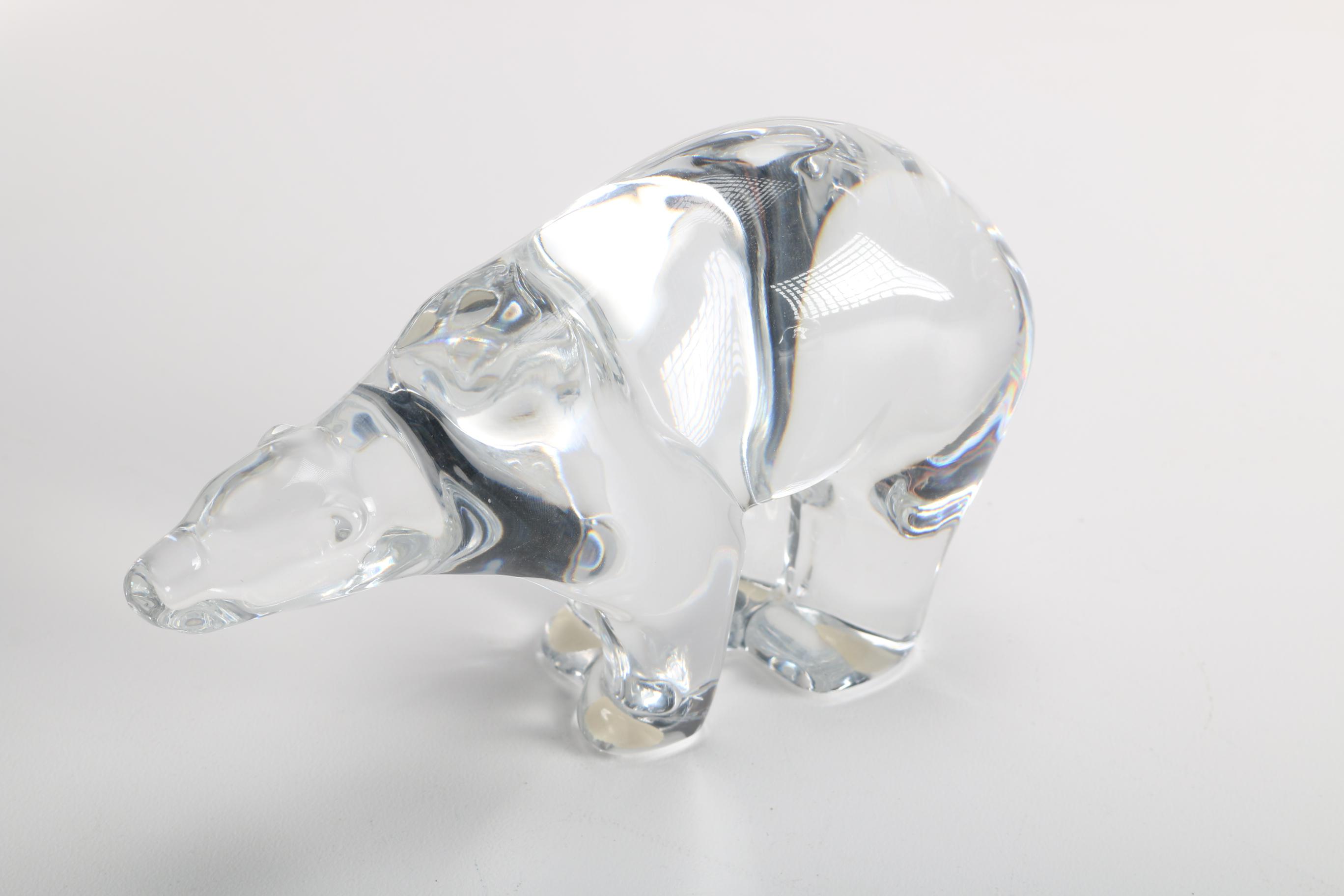 Crystal Polar Bears Featuring Baccarat