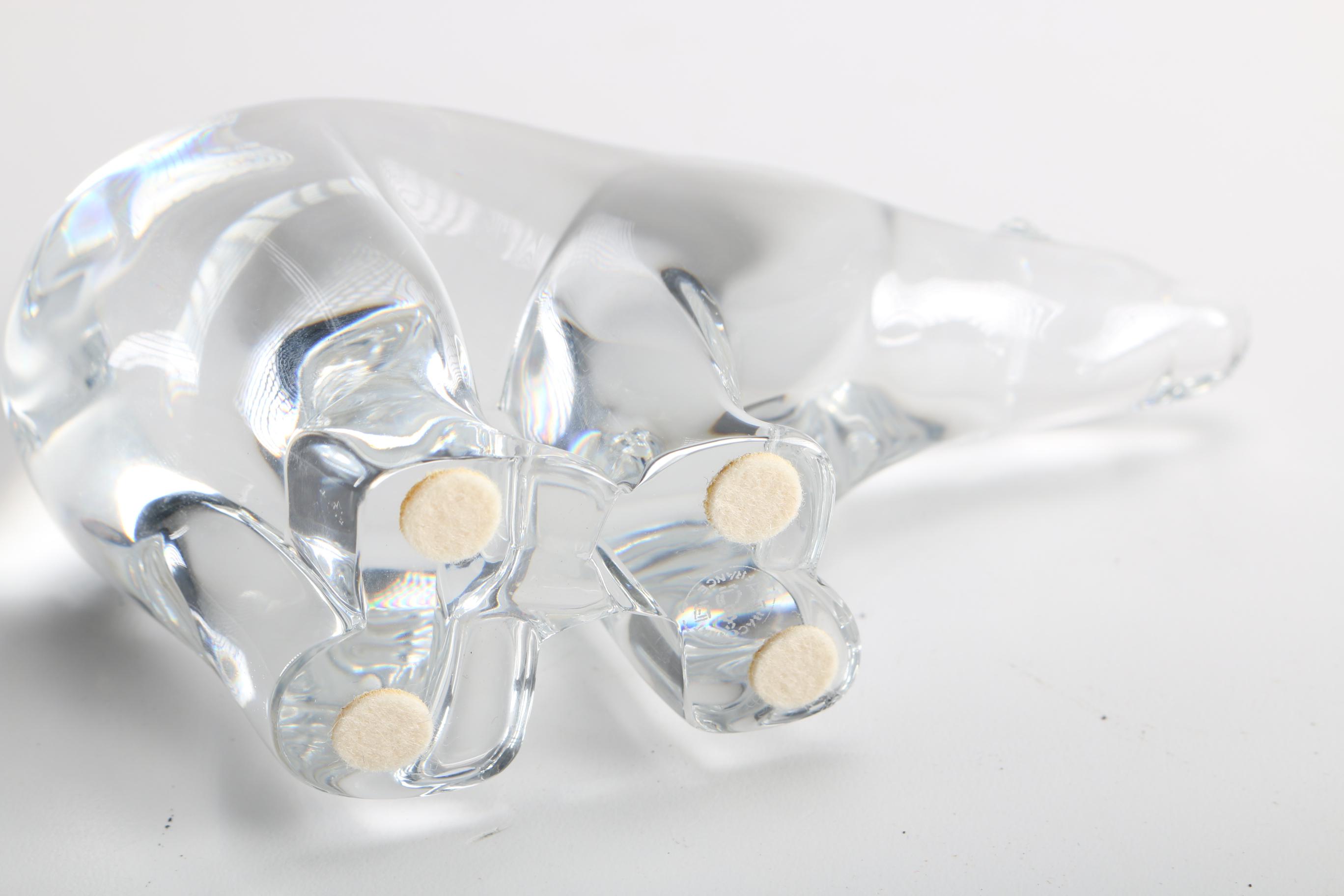 Crystal Polar Bears Featuring Baccarat