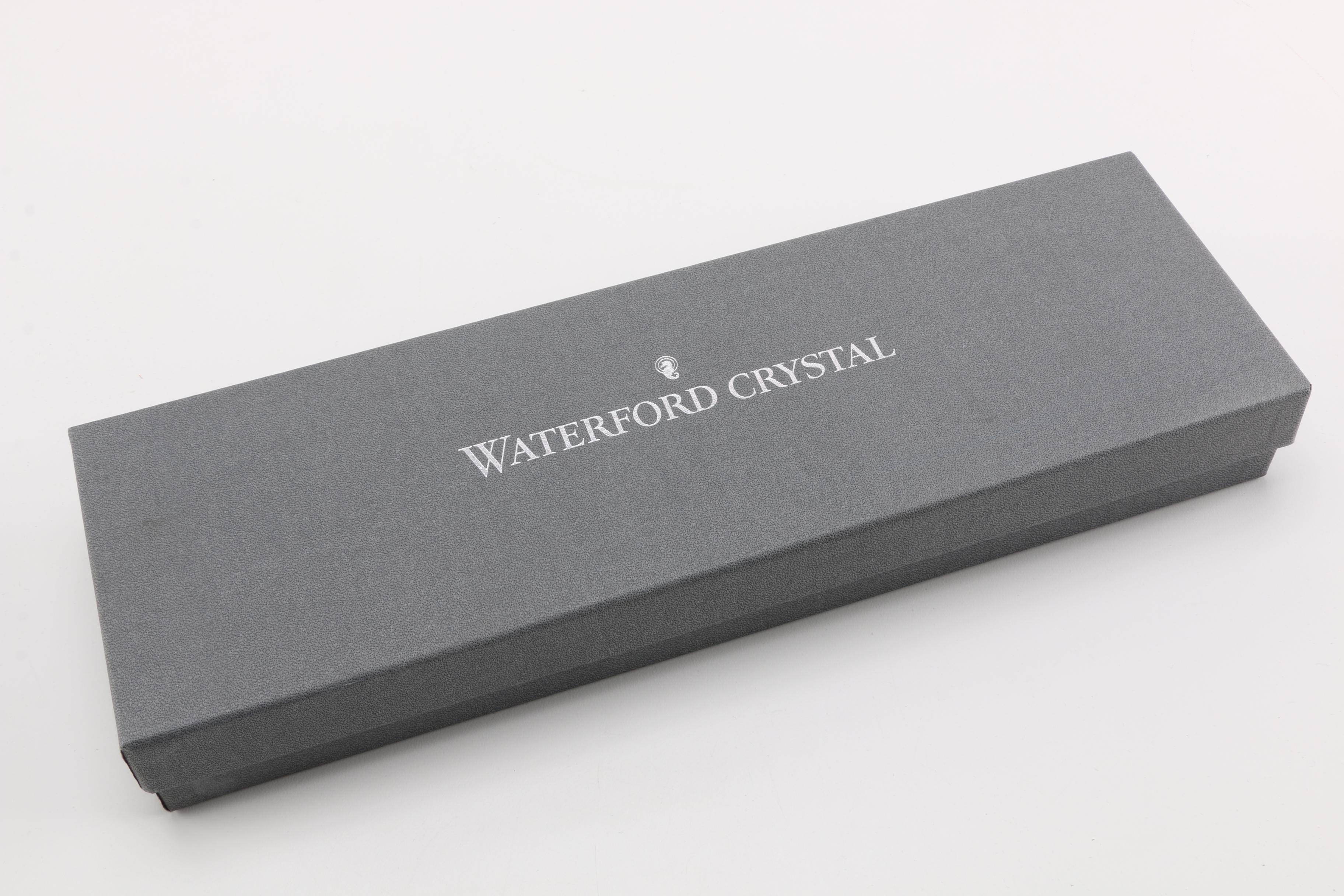 Waterford Crystal "Lismore" Carving Set and Cake Knife