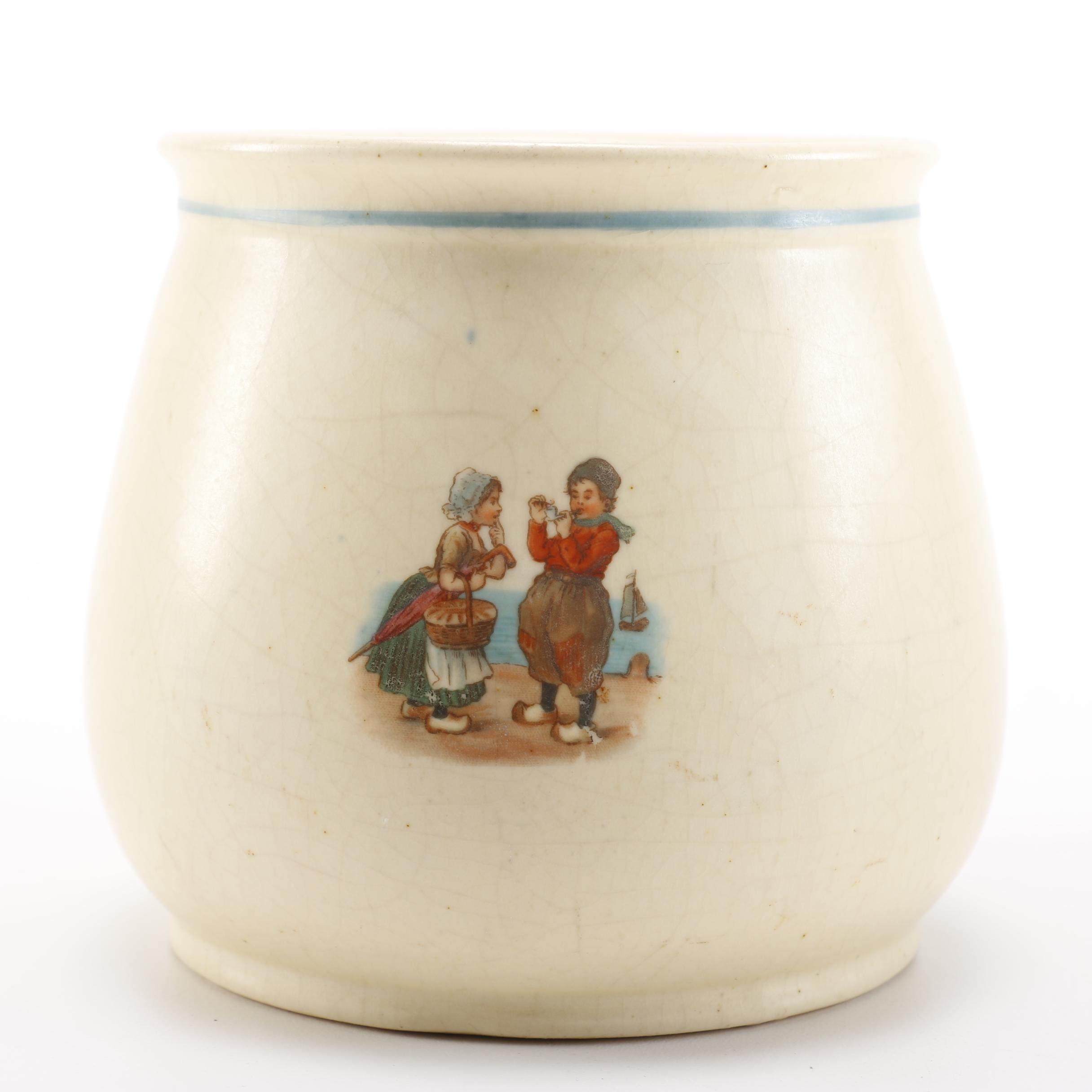 Antique Roseville Dutch Creamware