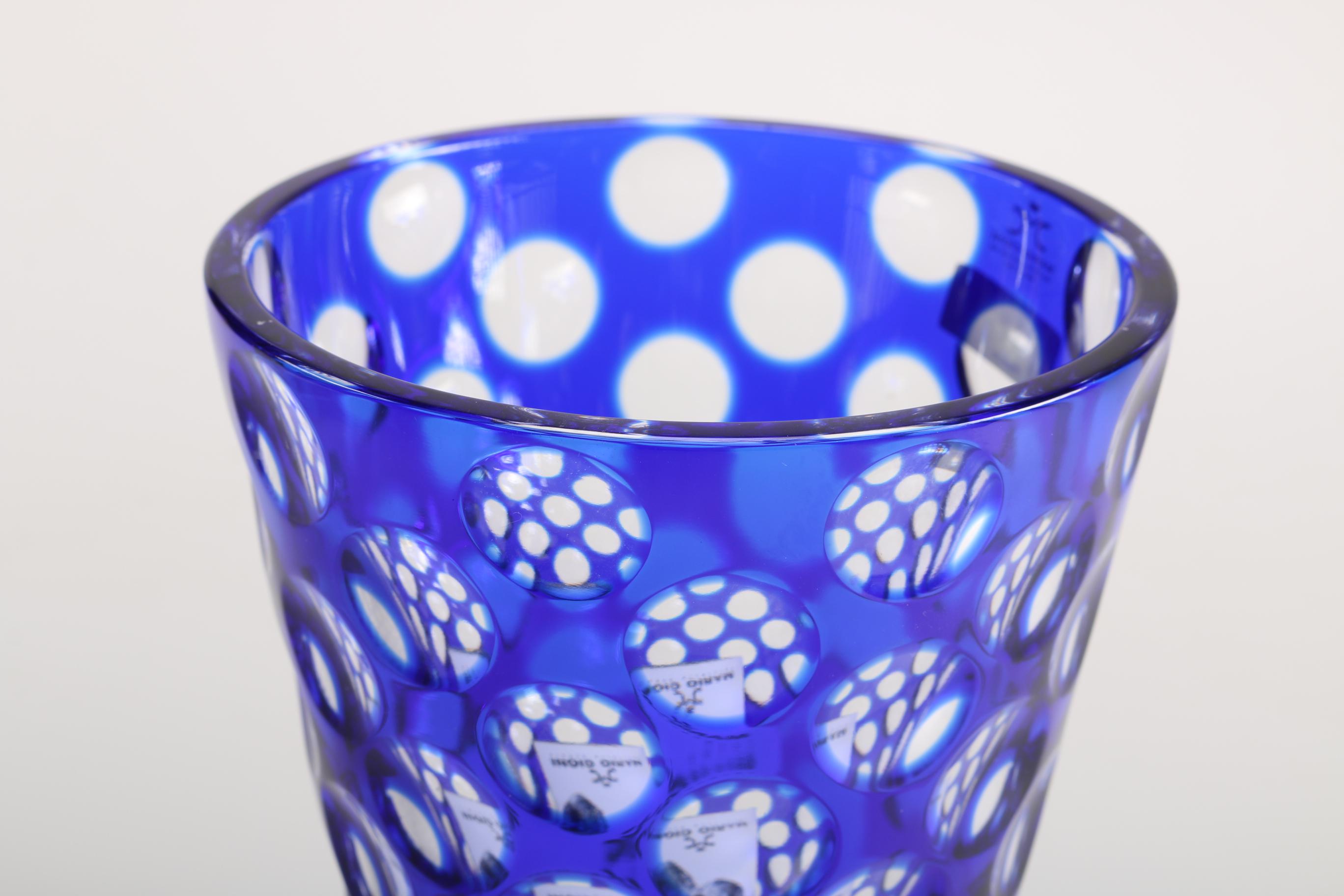 Mario Cioni Crystal Vase