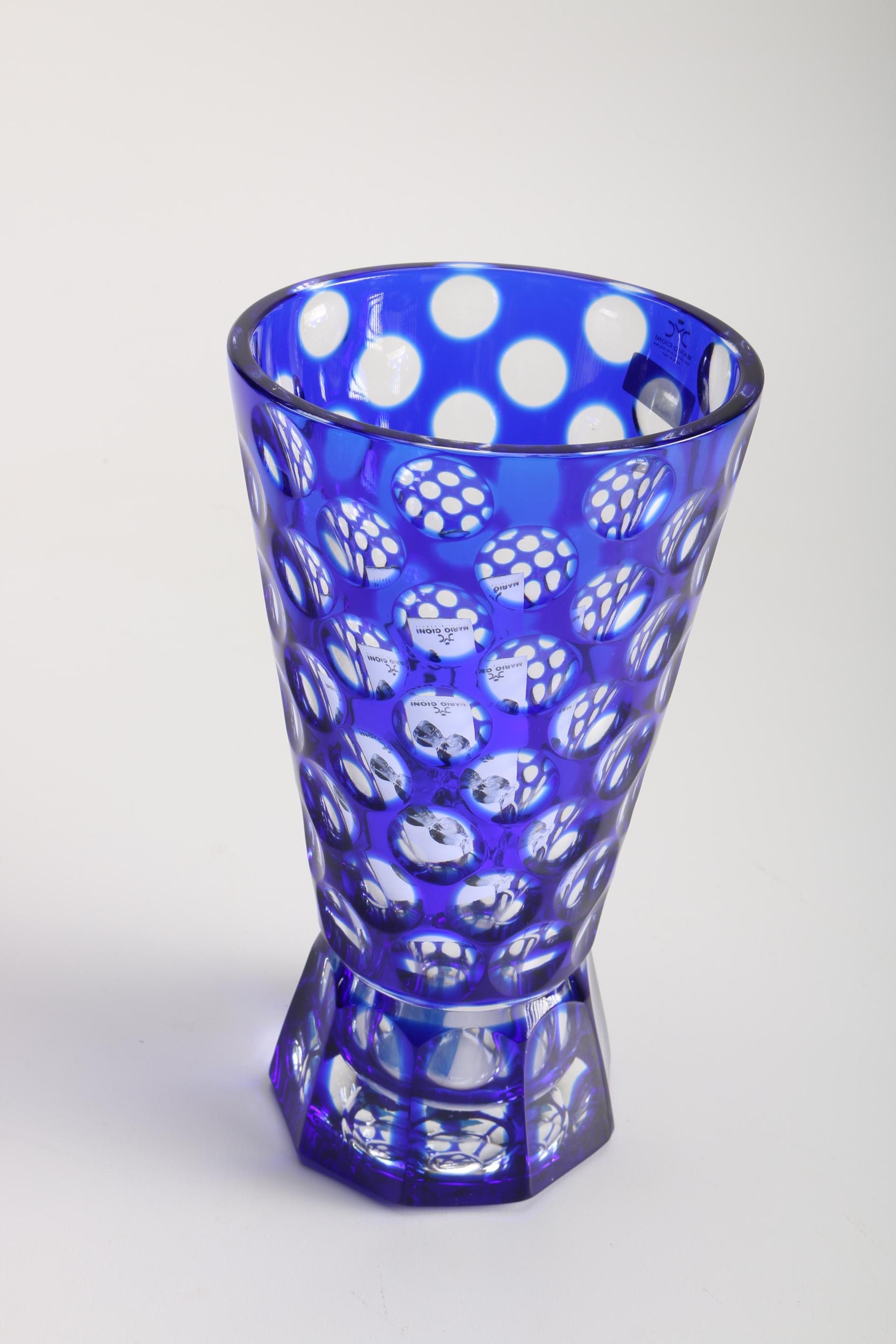Mario Cioni Crystal Vase