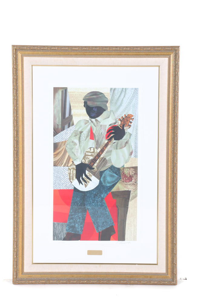 James Denmark Limited Edition Chromolithograph "Honky Tonk"
