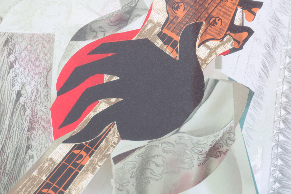 James Denmark Limited Edition Chromolithograph "Honky Tonk"