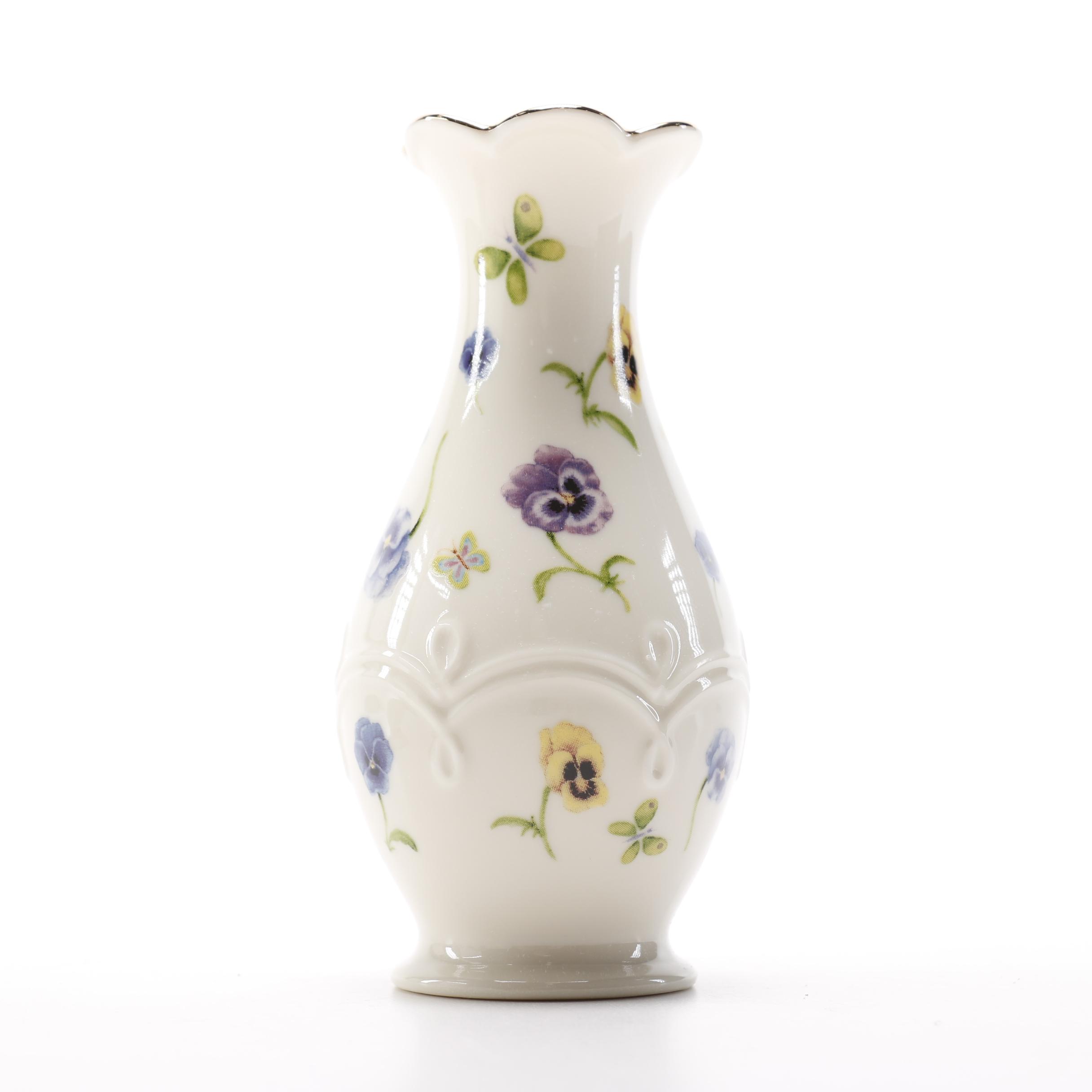 Floral Lenox Vases