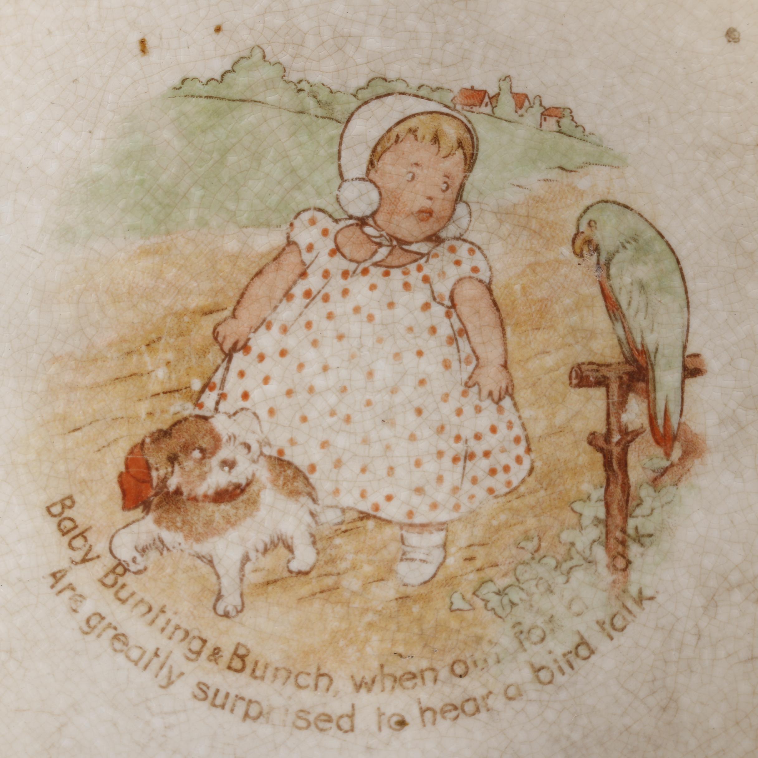 19th Century Roseville and Harker Pottery Baby Bowls