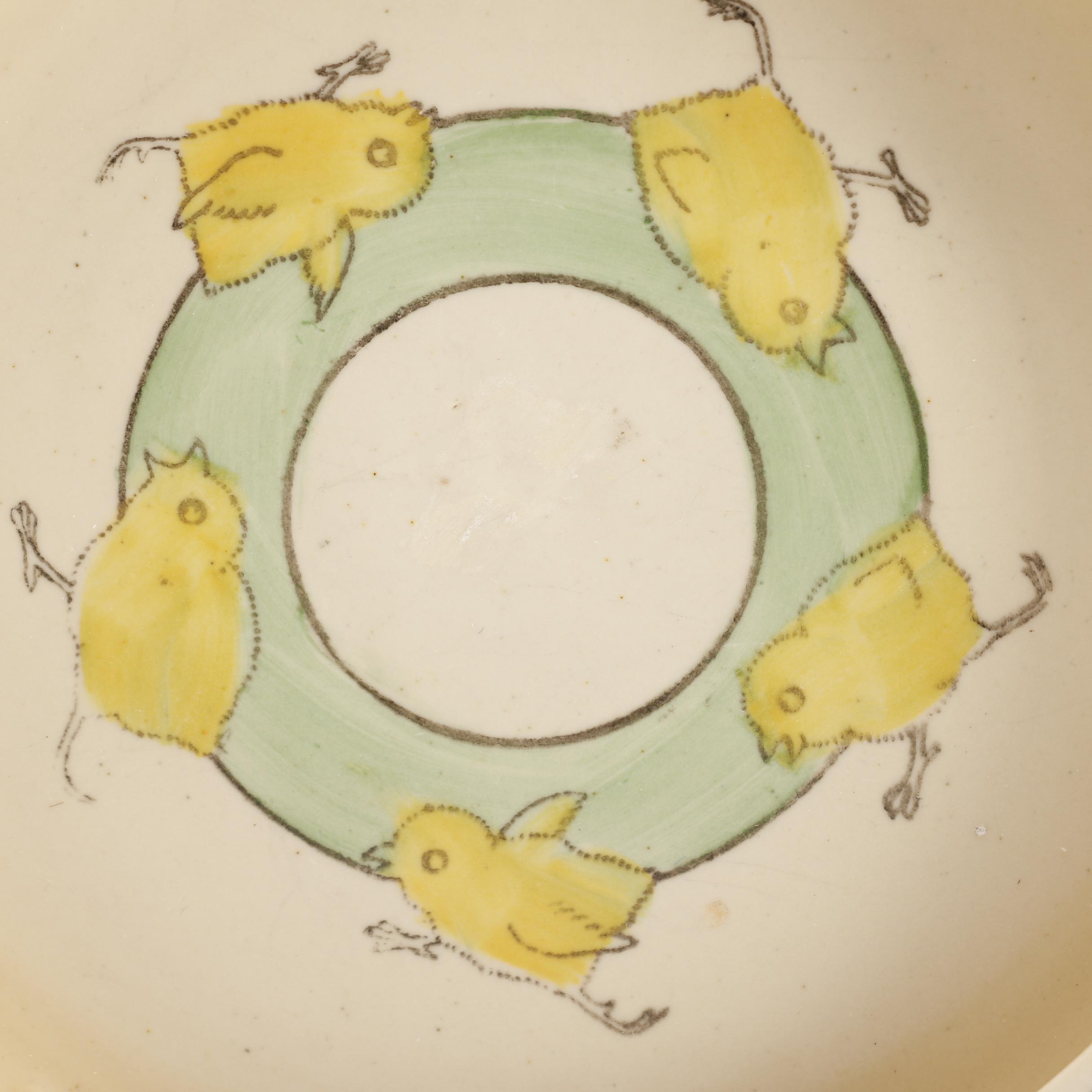 19th Century Roseville and Harker Pottery Baby Bowls