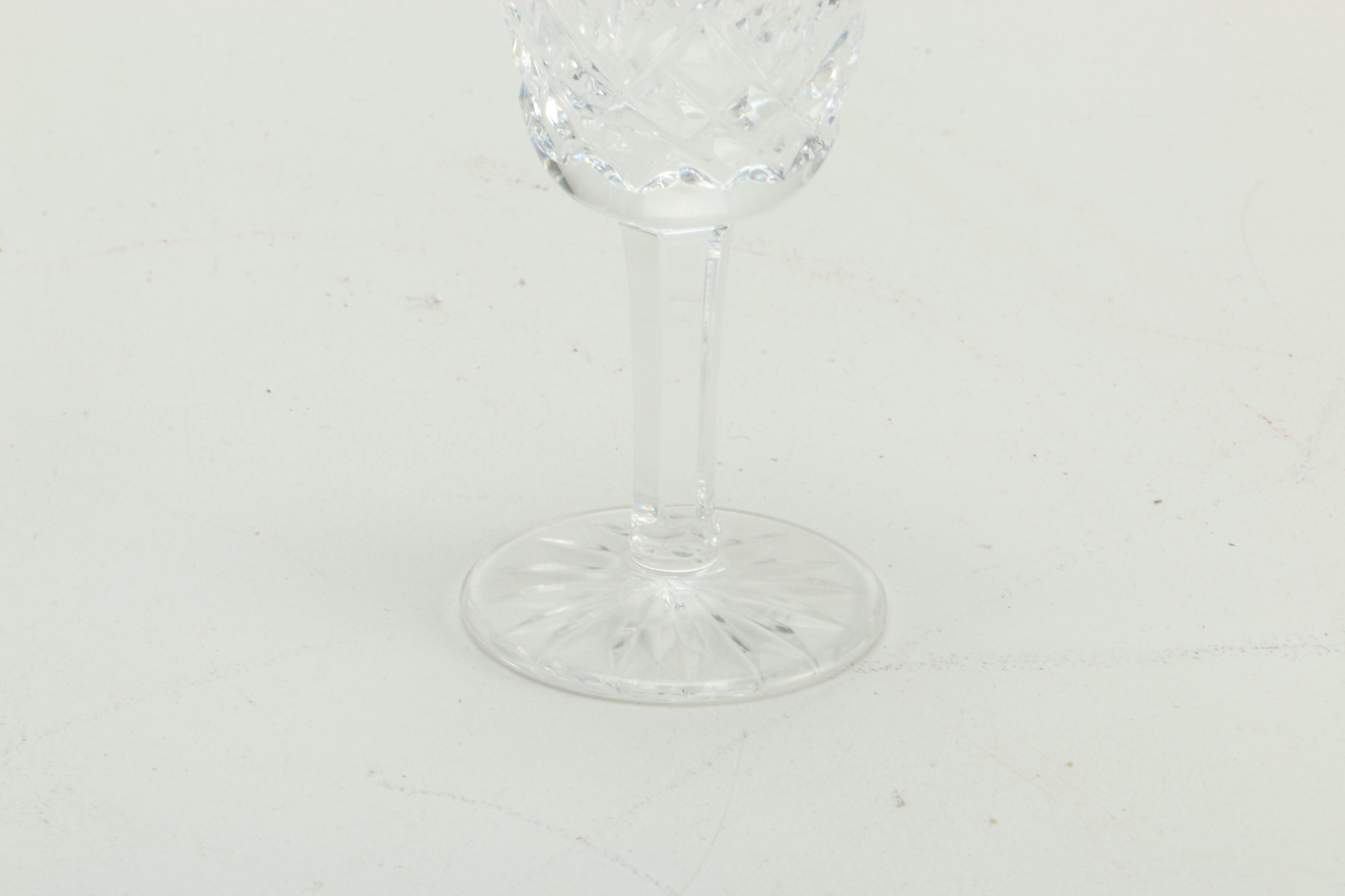 Waterford "Lismore" Crystal Port Wine Glasses