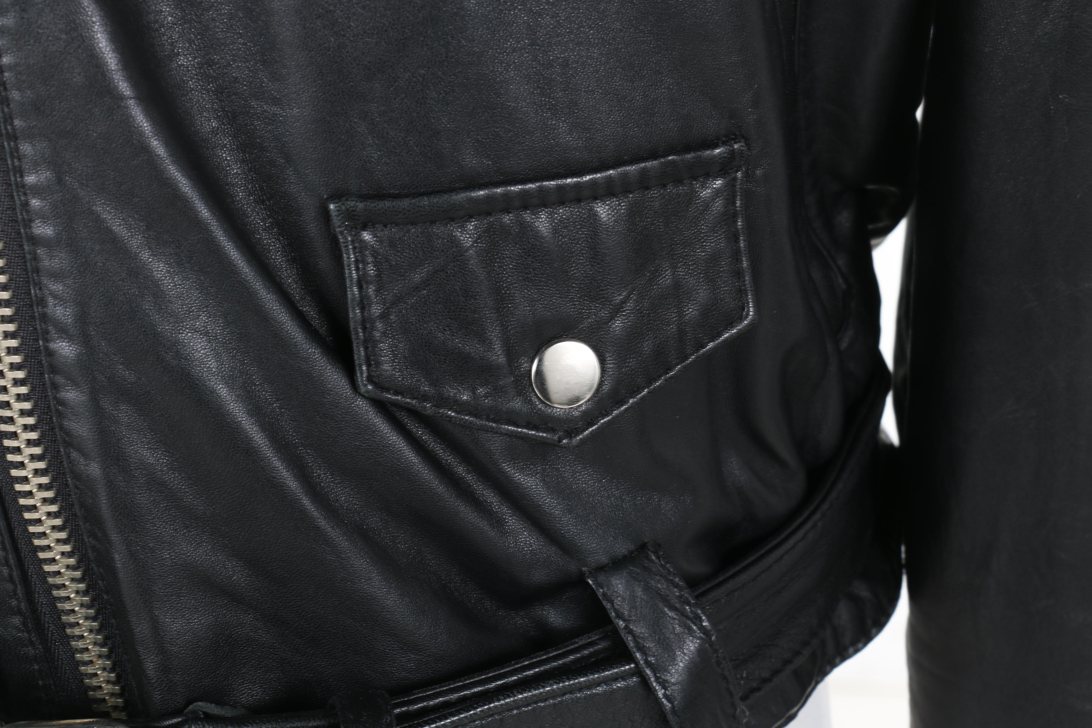 Lucien Garcon Leather Motorcycle Jacket