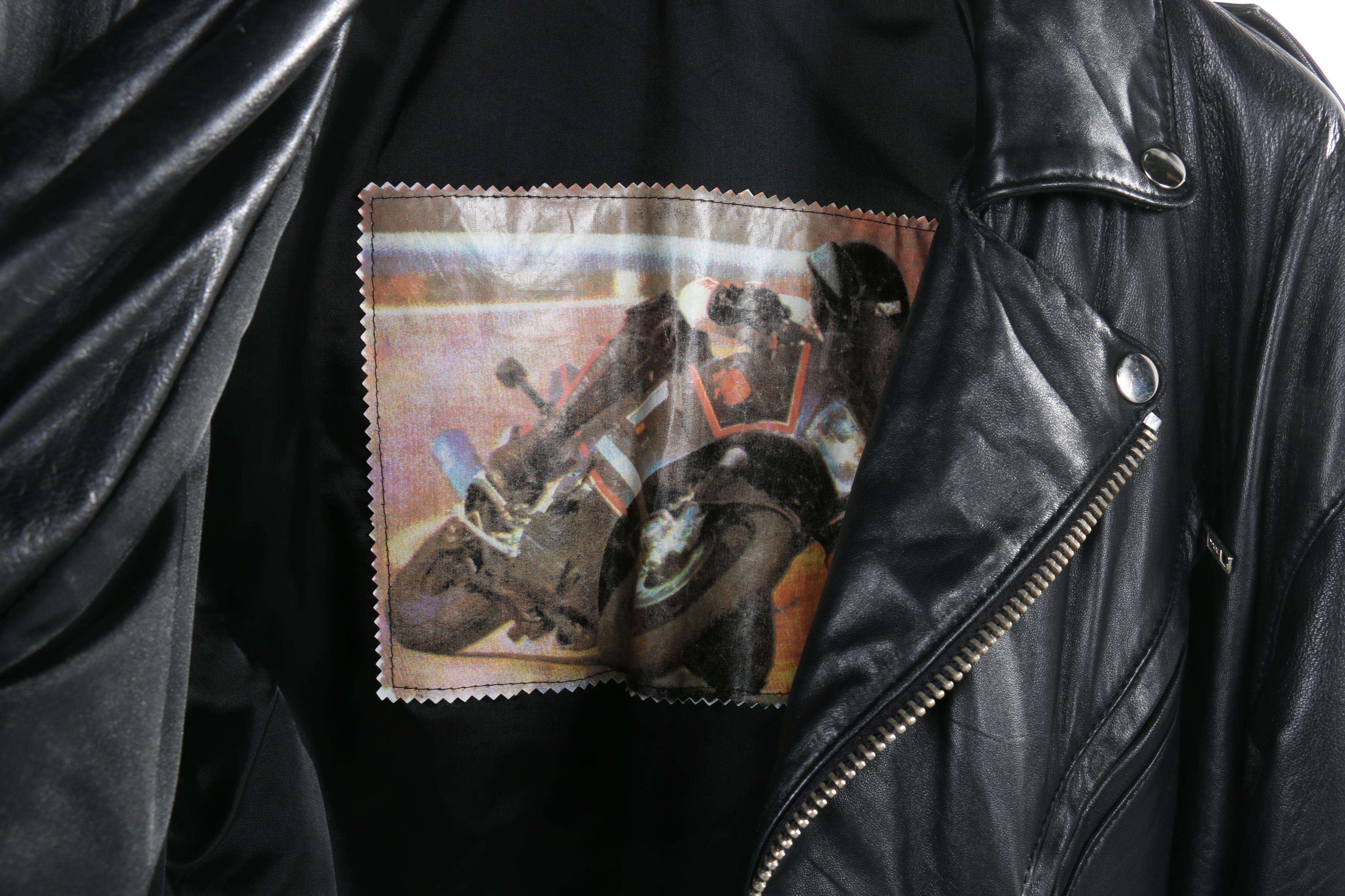Lucien Garcon Leather Motorcycle Jacket