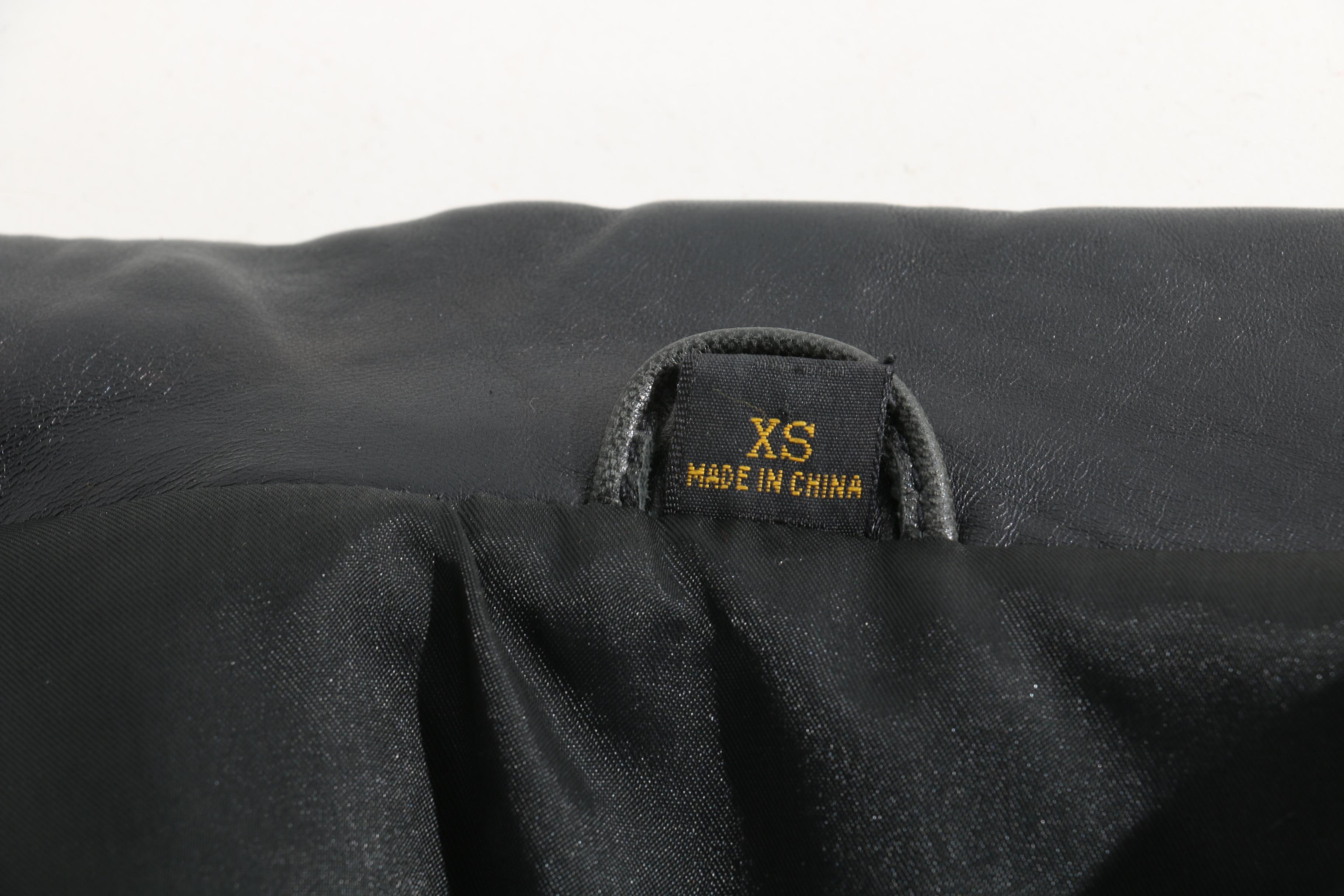 Lucien Garcon Leather Motorcycle Jacket