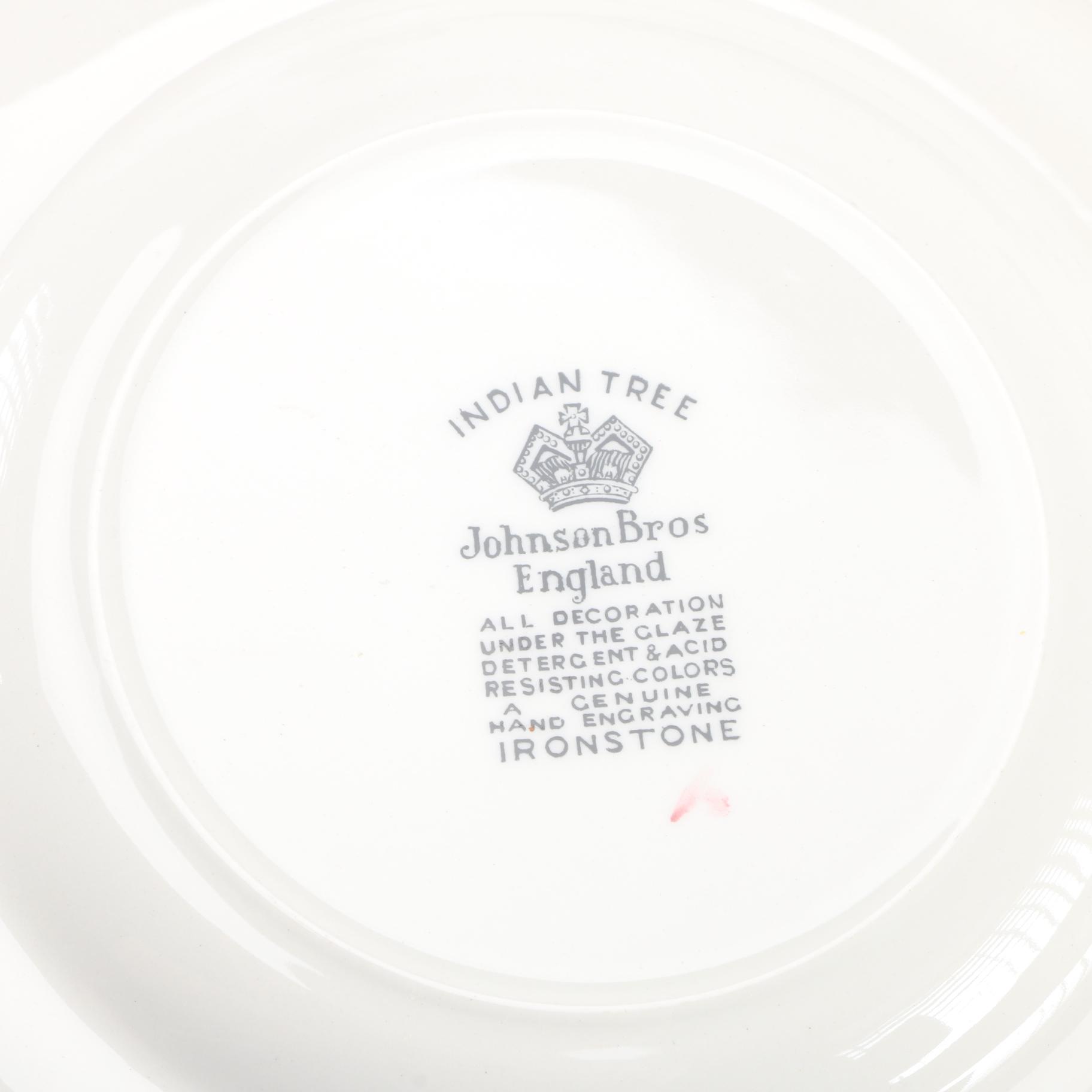 Johnson Brothers "Indian Tree" Plates and East Asian Decor