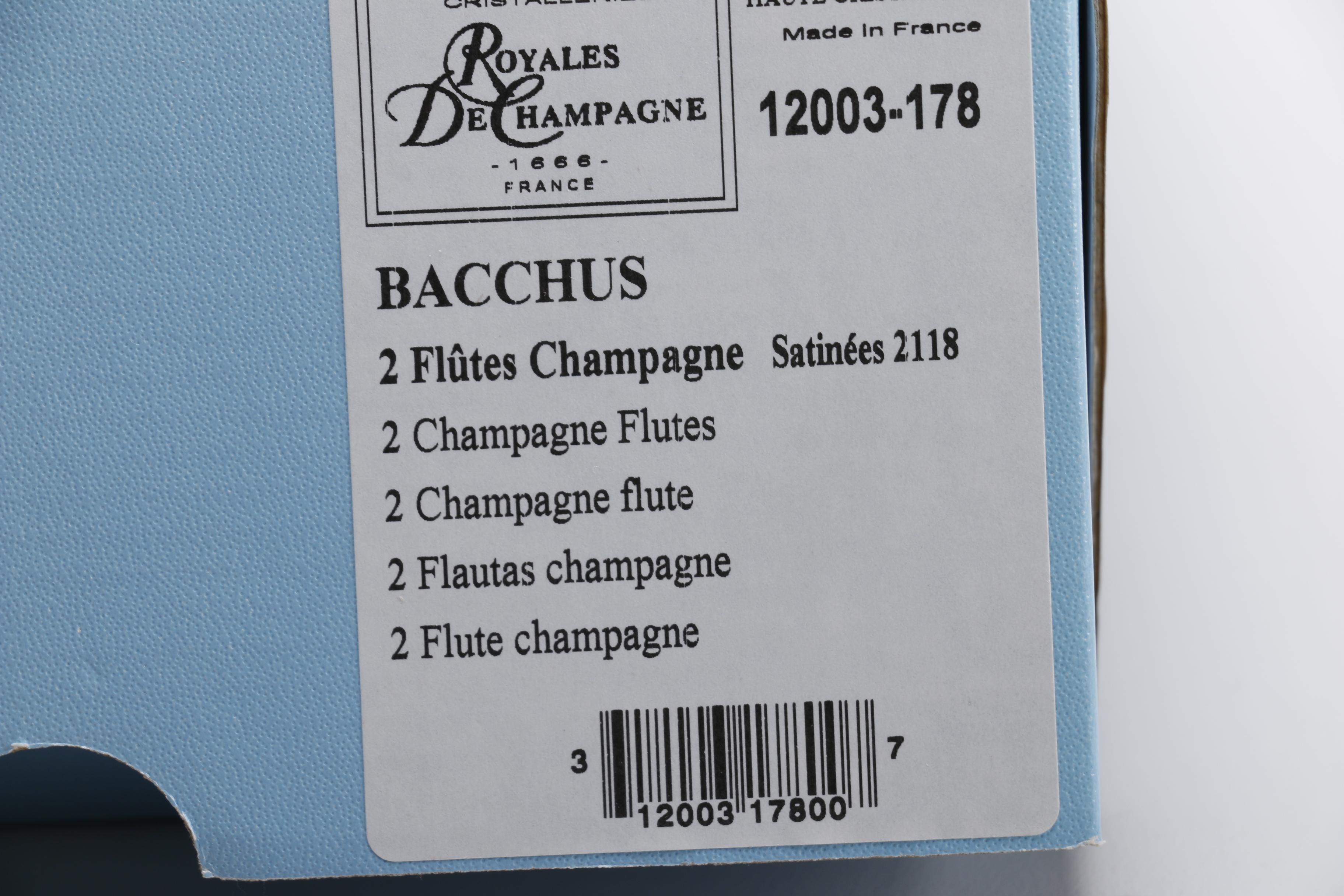 Royales De Champagne Crystal Flutes