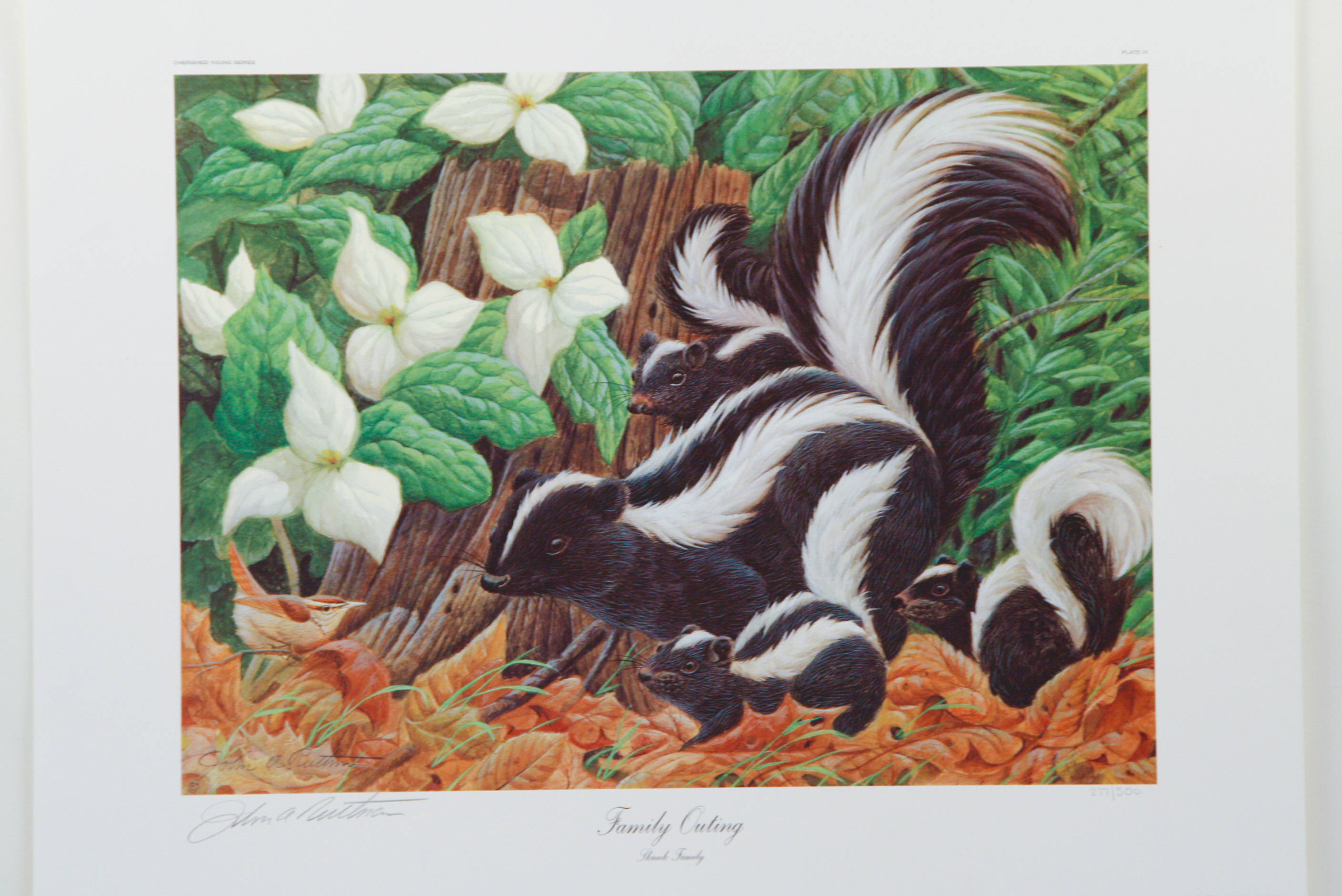 John A. Ruthven Limited Edition Offset Lithograph "Family Outing"