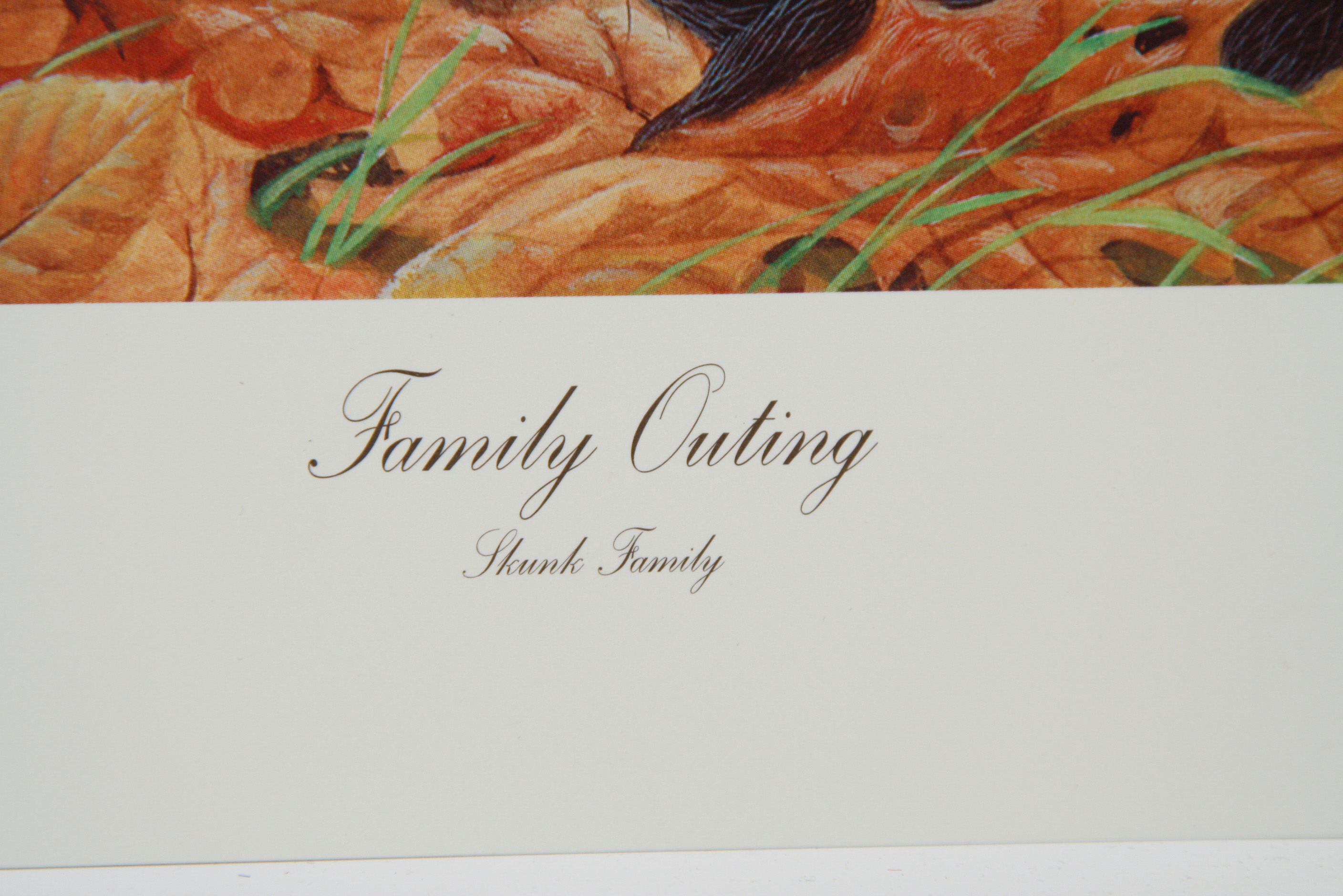 John A. Ruthven Limited Edition Offset Lithograph "Family Outing"