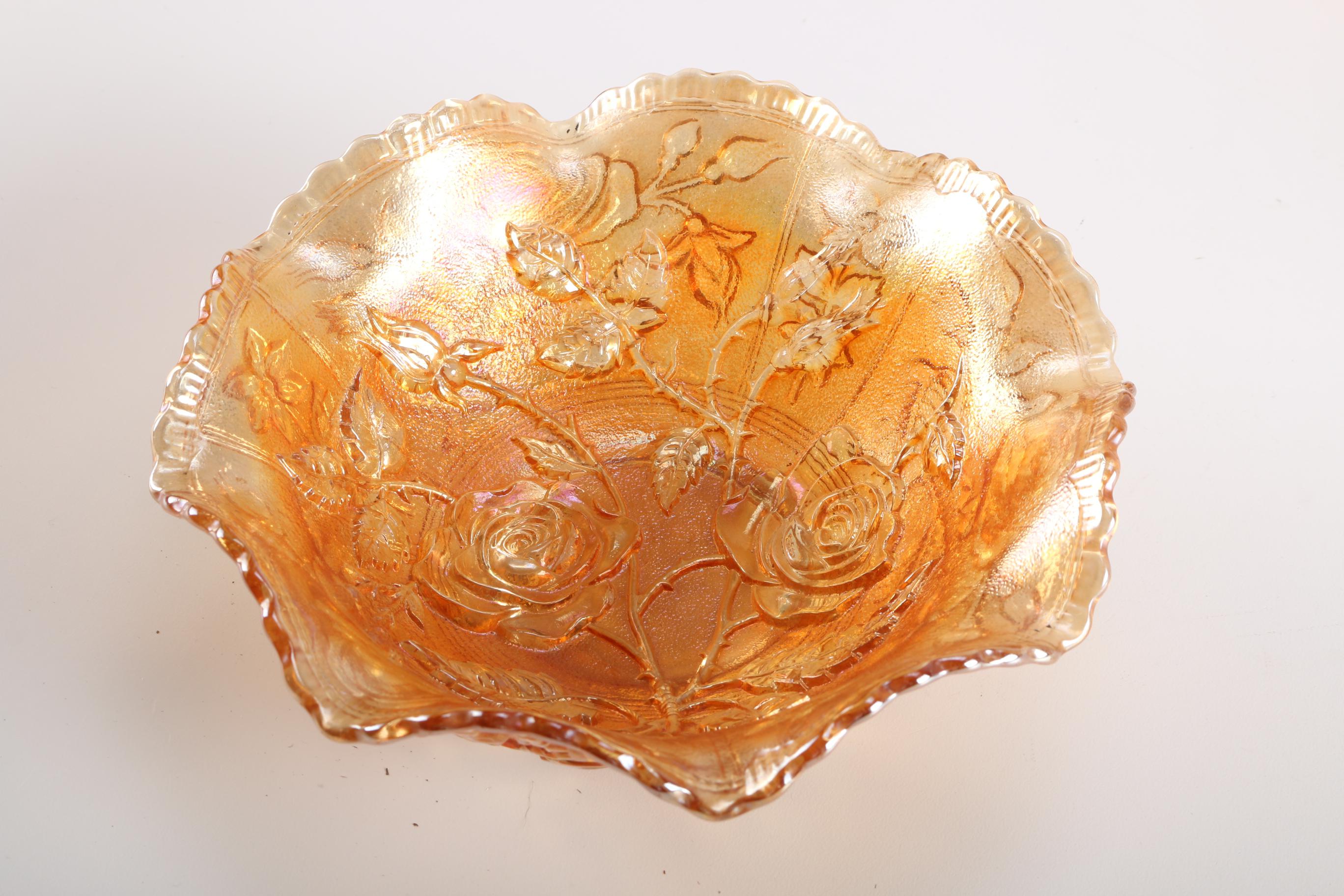 Generous Collection Of Carnival Glass