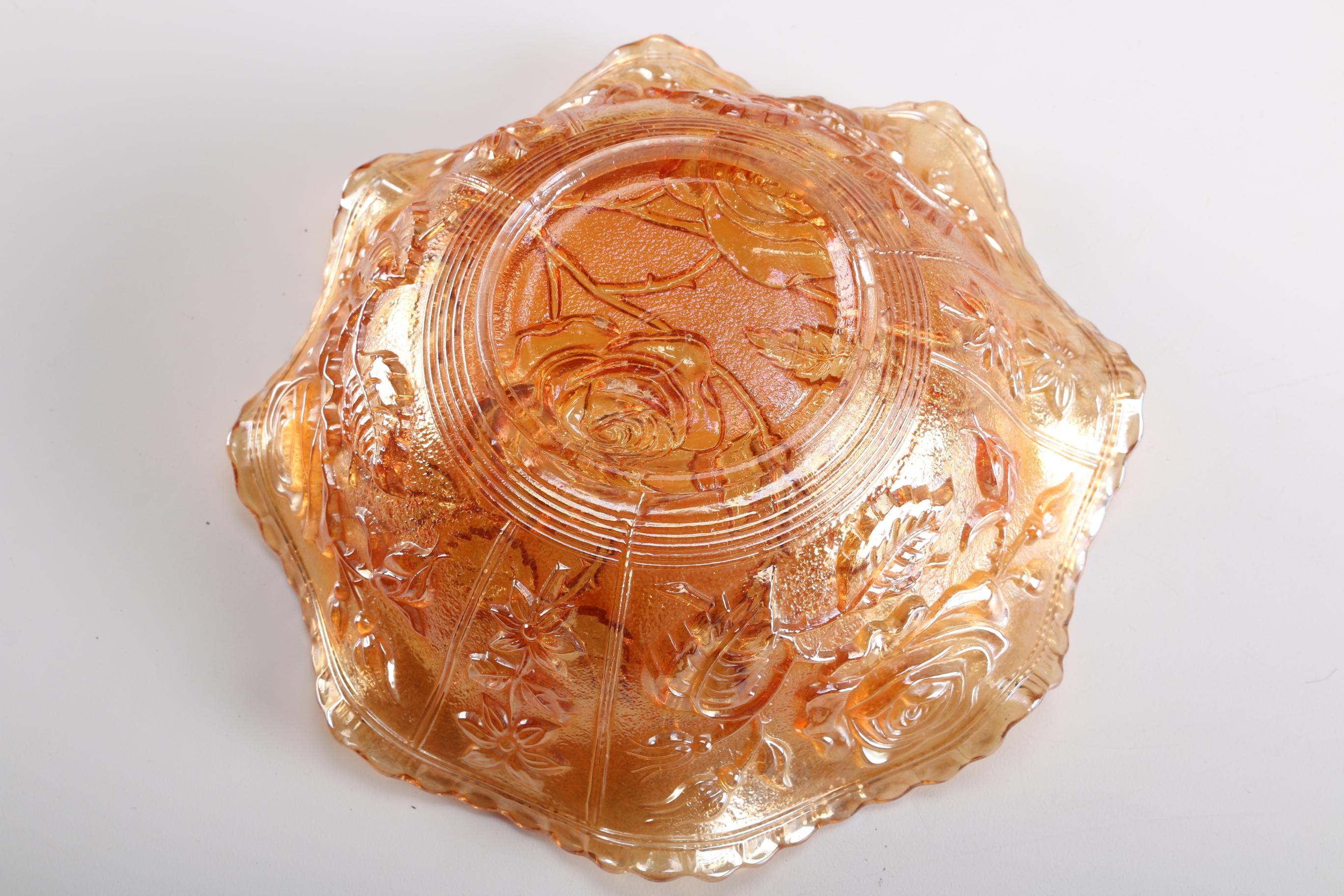 Generous Collection Of Carnival Glass