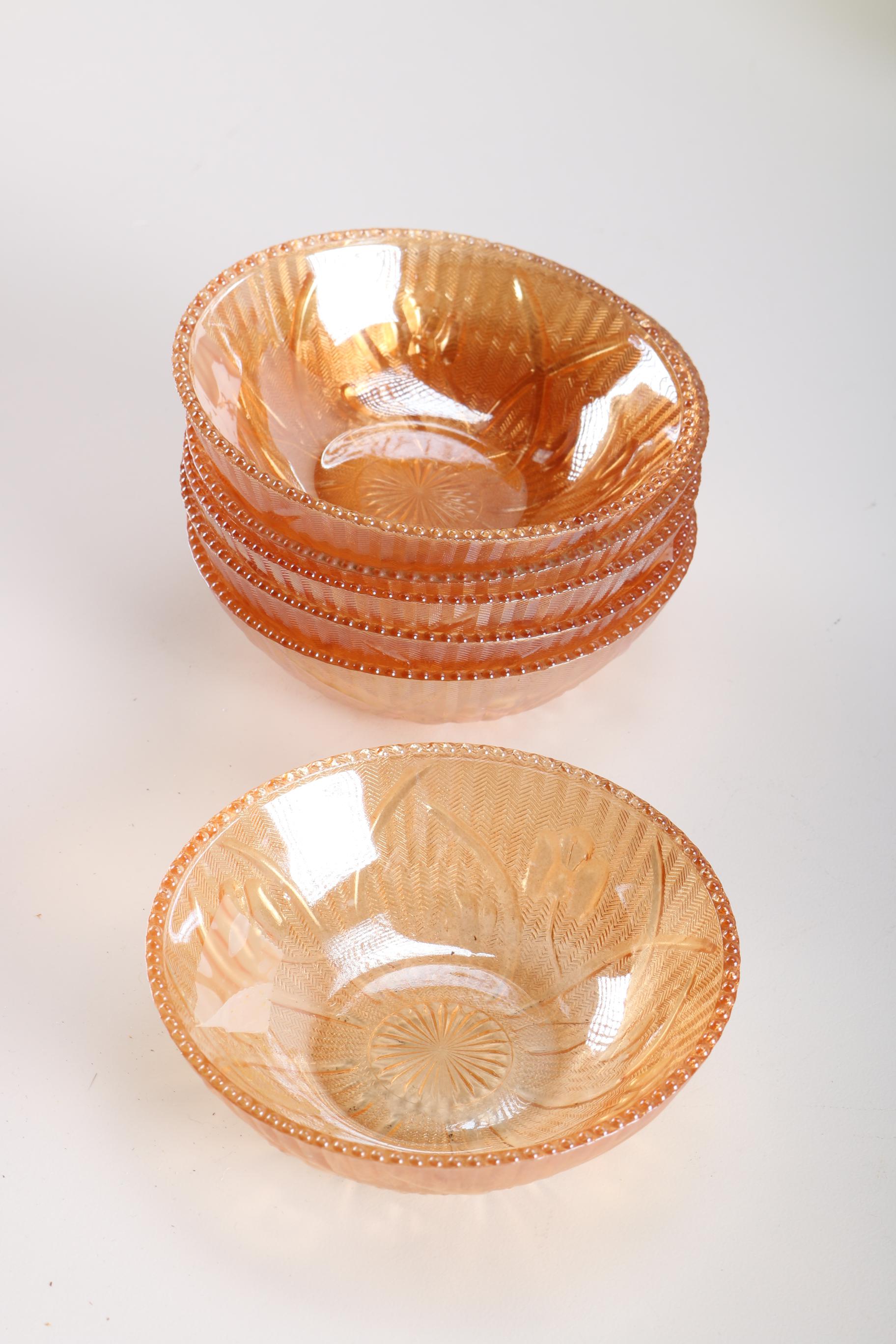 Generous Collection Of Carnival Glass