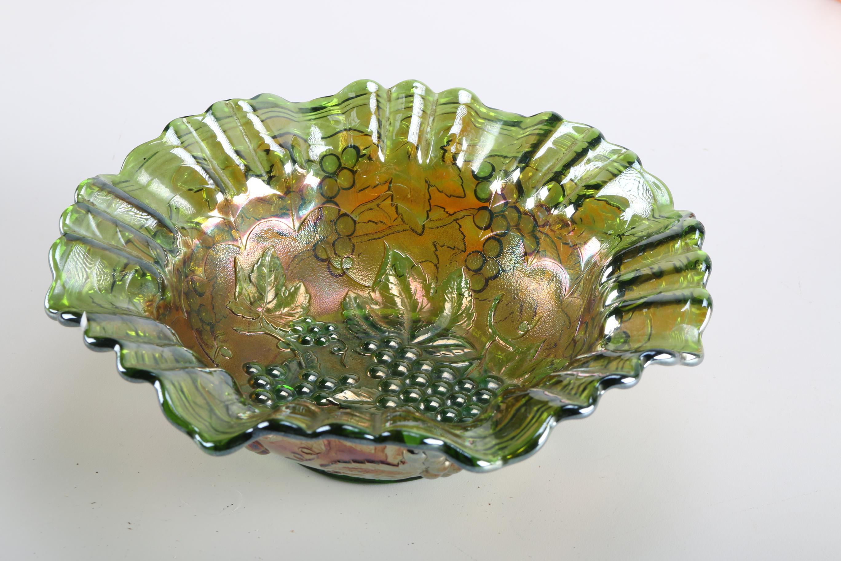 Generous Collection Of Carnival Glass