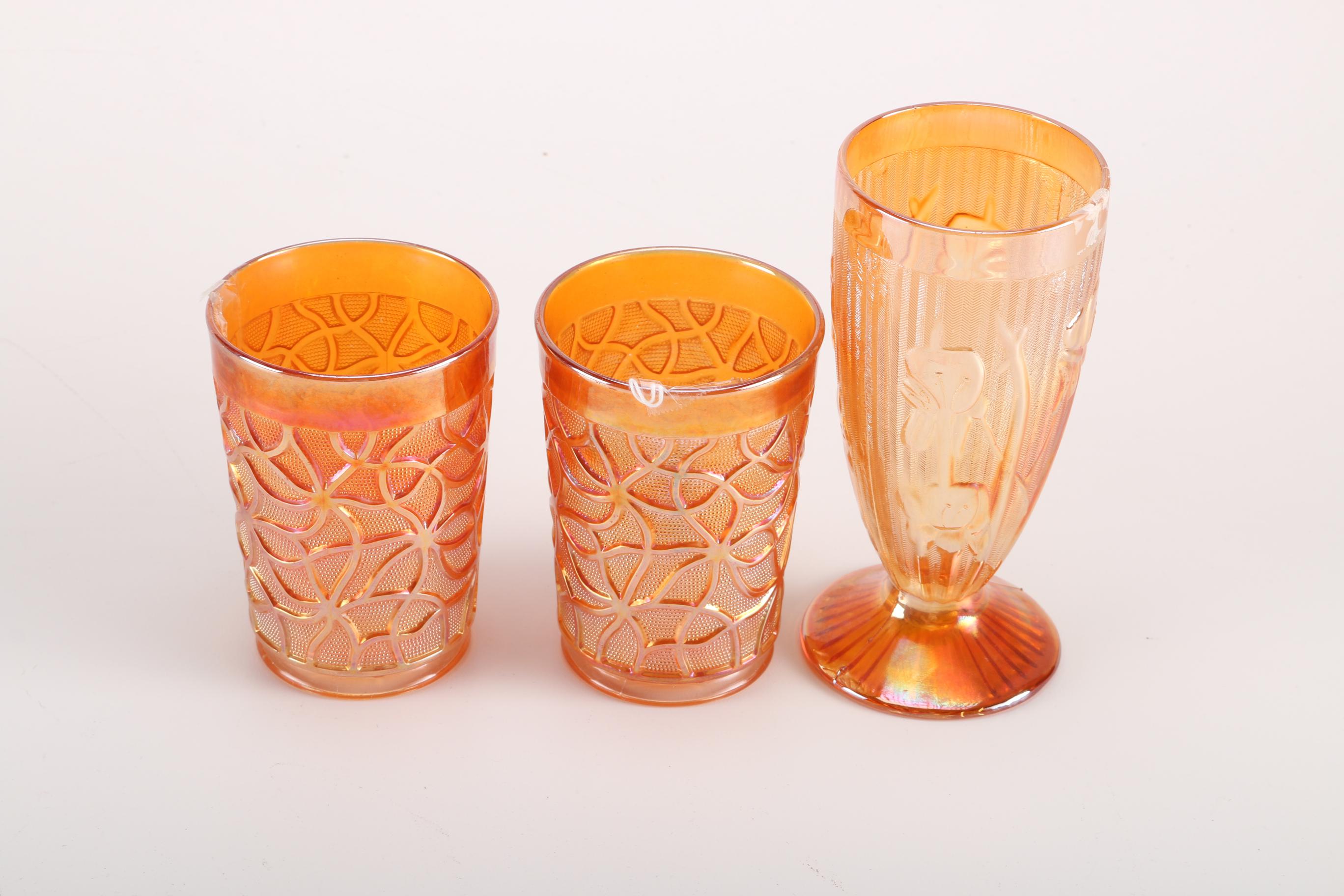 Generous Collection Of Carnival Glass