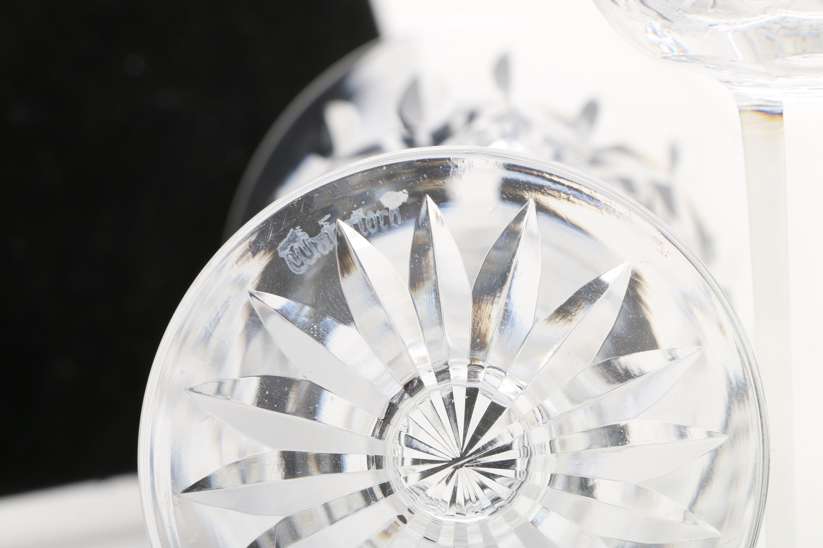 Waterford "Lismore" Crystal Goblets