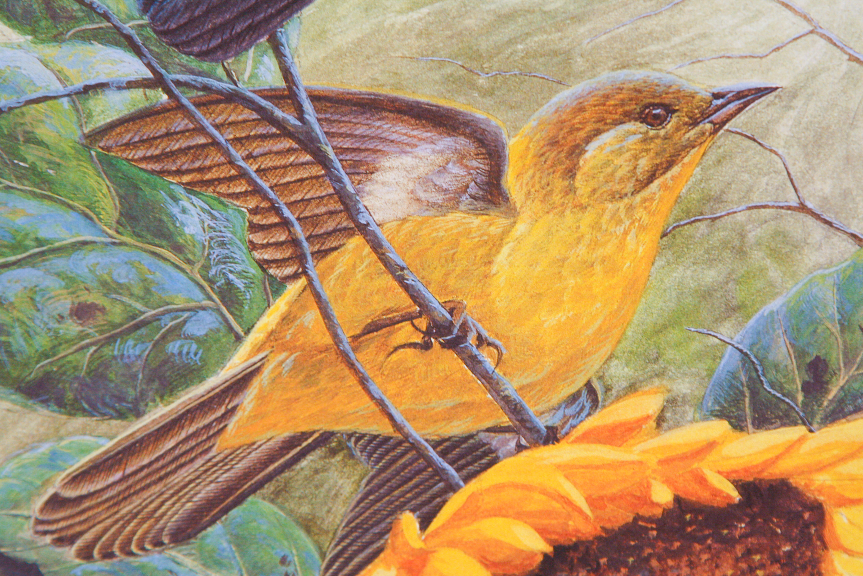 John A. Ruthven Limited Edition Lithograph"Orchard Orioles"