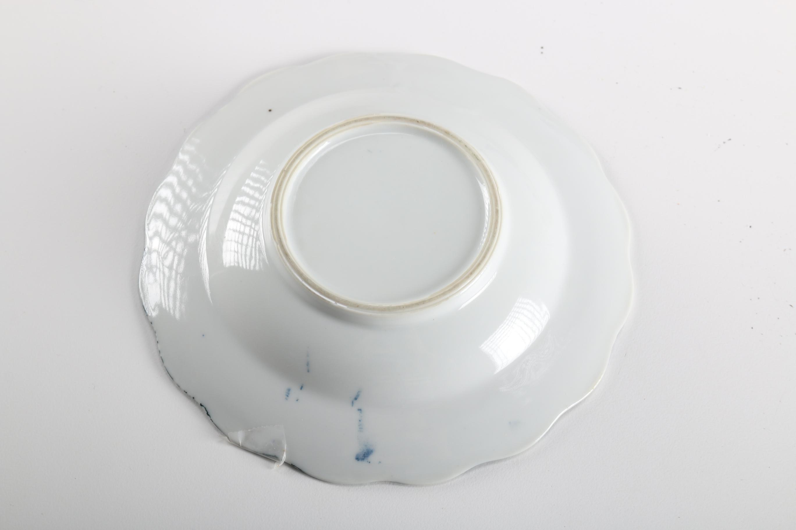 Blue And White Transfer Print Earthenware Featuring Delfts