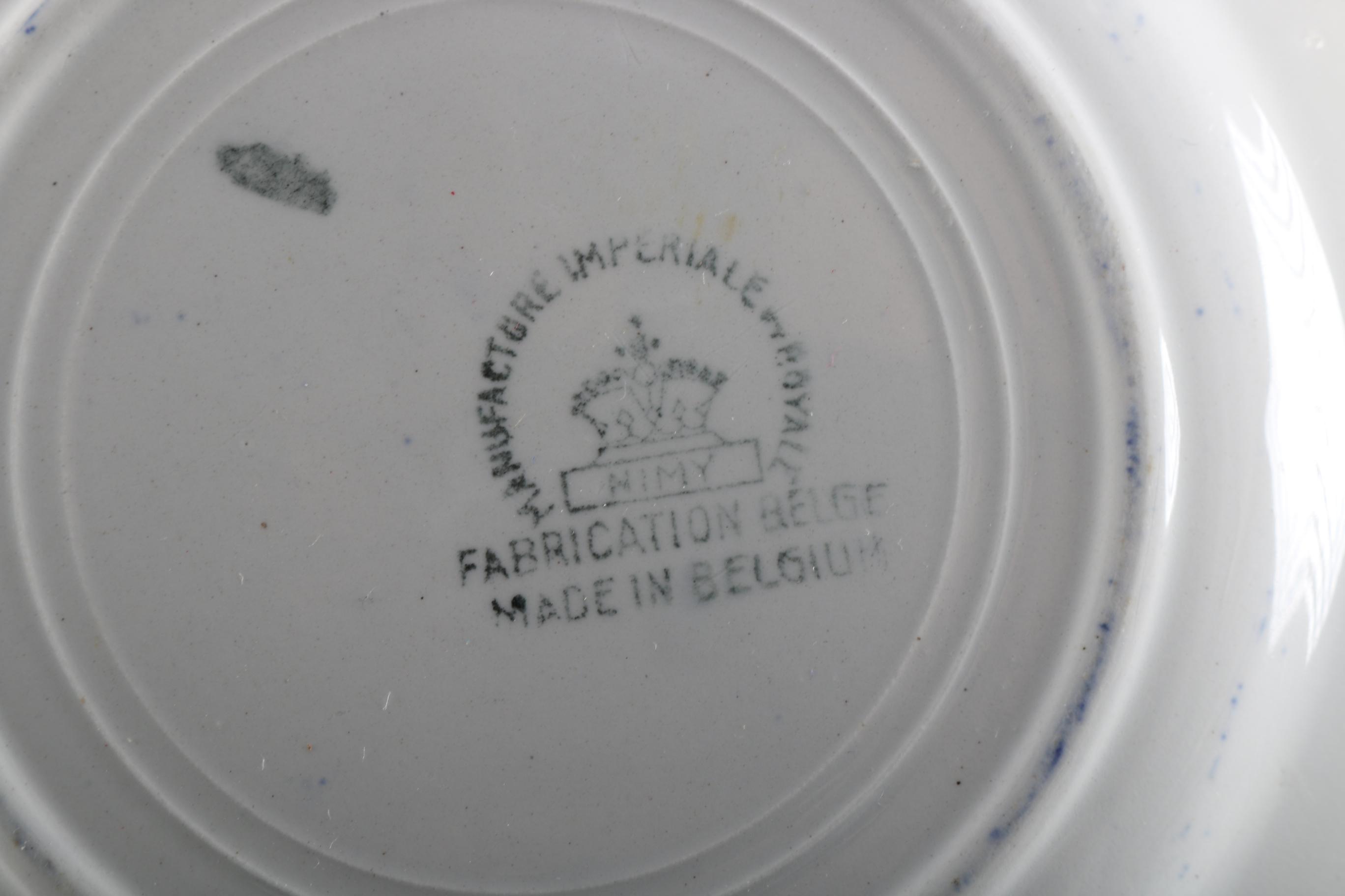 Blue And White Transfer Print Earthenware Featuring Delfts