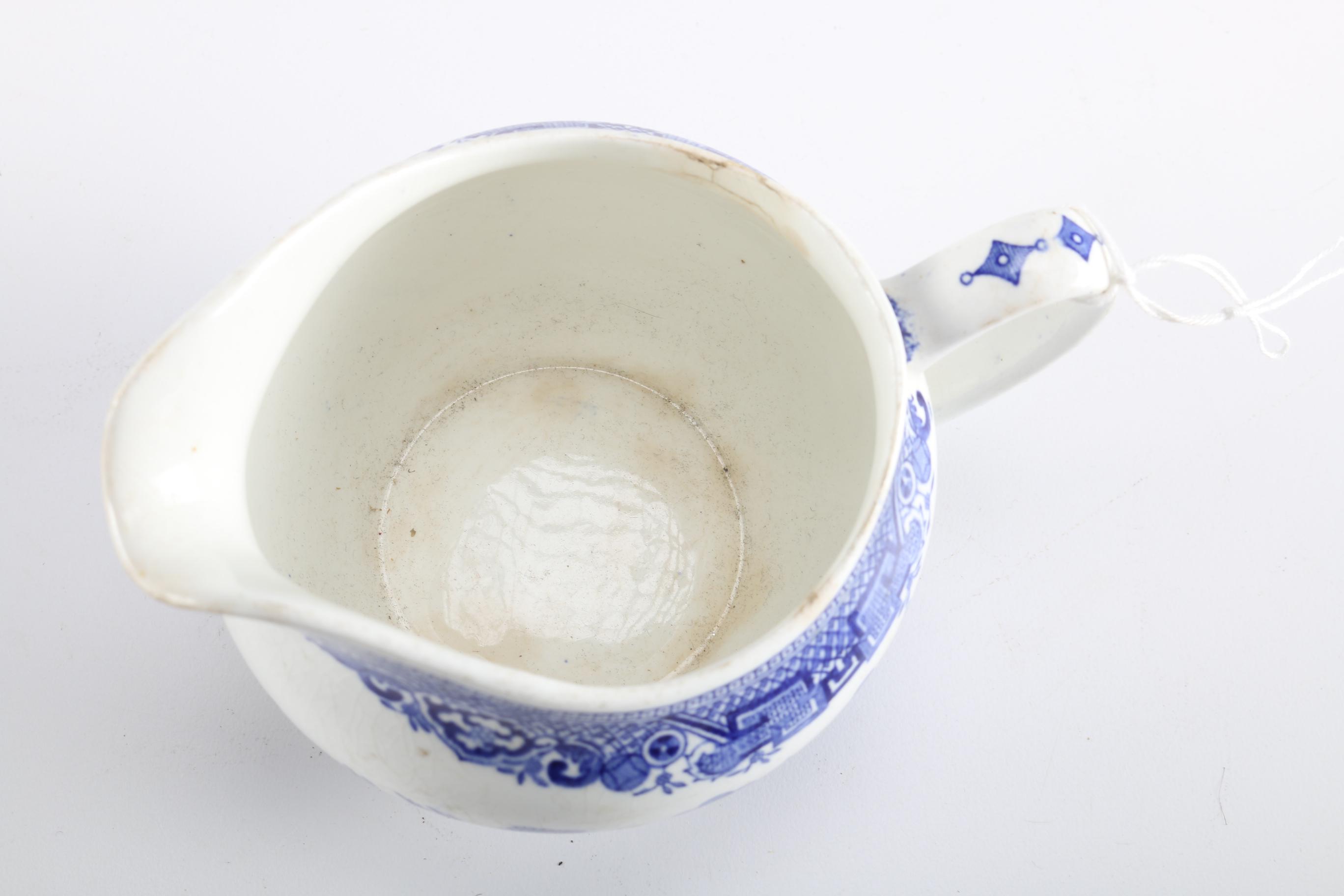 Blue And White Transfer Print Earthenware Featuring Delfts