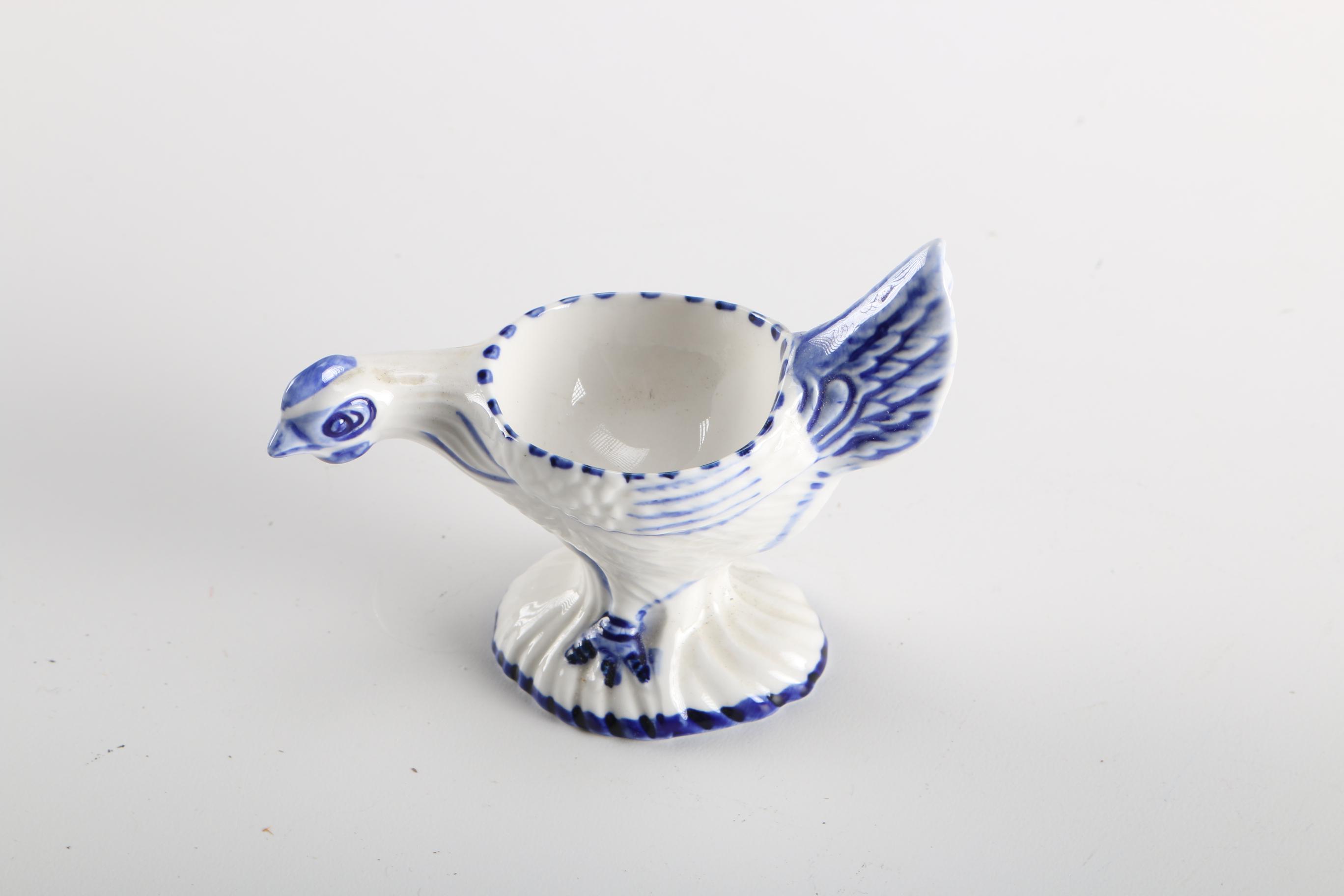 Blue And White Transfer Print Earthenware Featuring Delfts