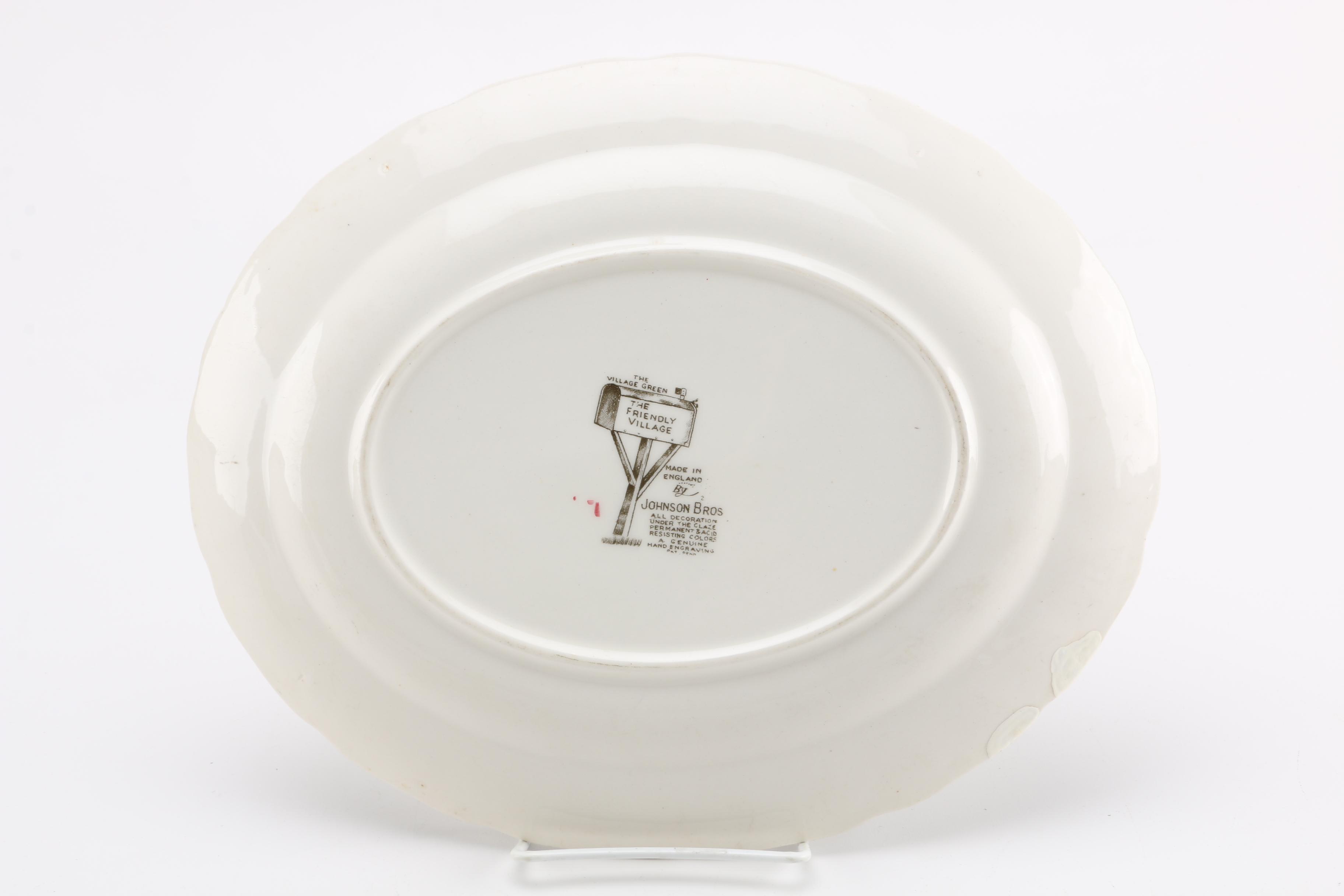 Johnson Brothers "The Friendly Village" Teapot With Additional China and Stoneware