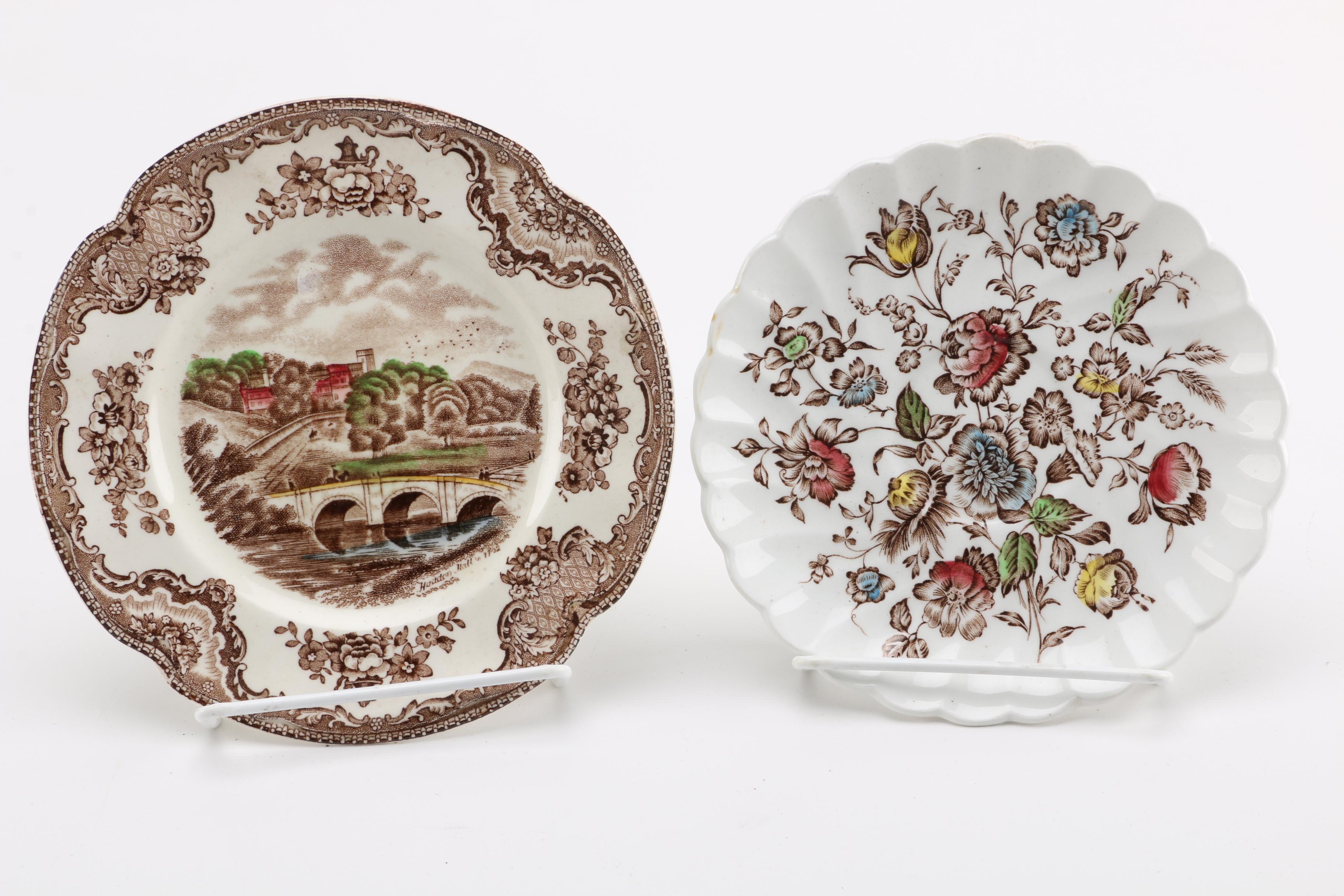 Johnson Brothers "The Friendly Village" Teapot With Additional China and Stoneware