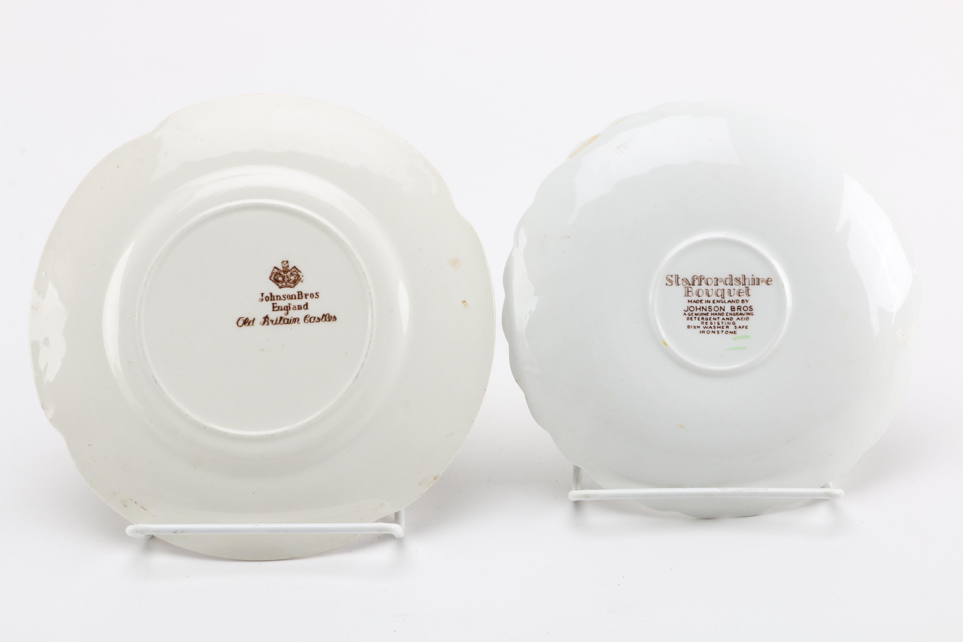 Johnson Brothers "The Friendly Village" Teapot With Additional China and Stoneware