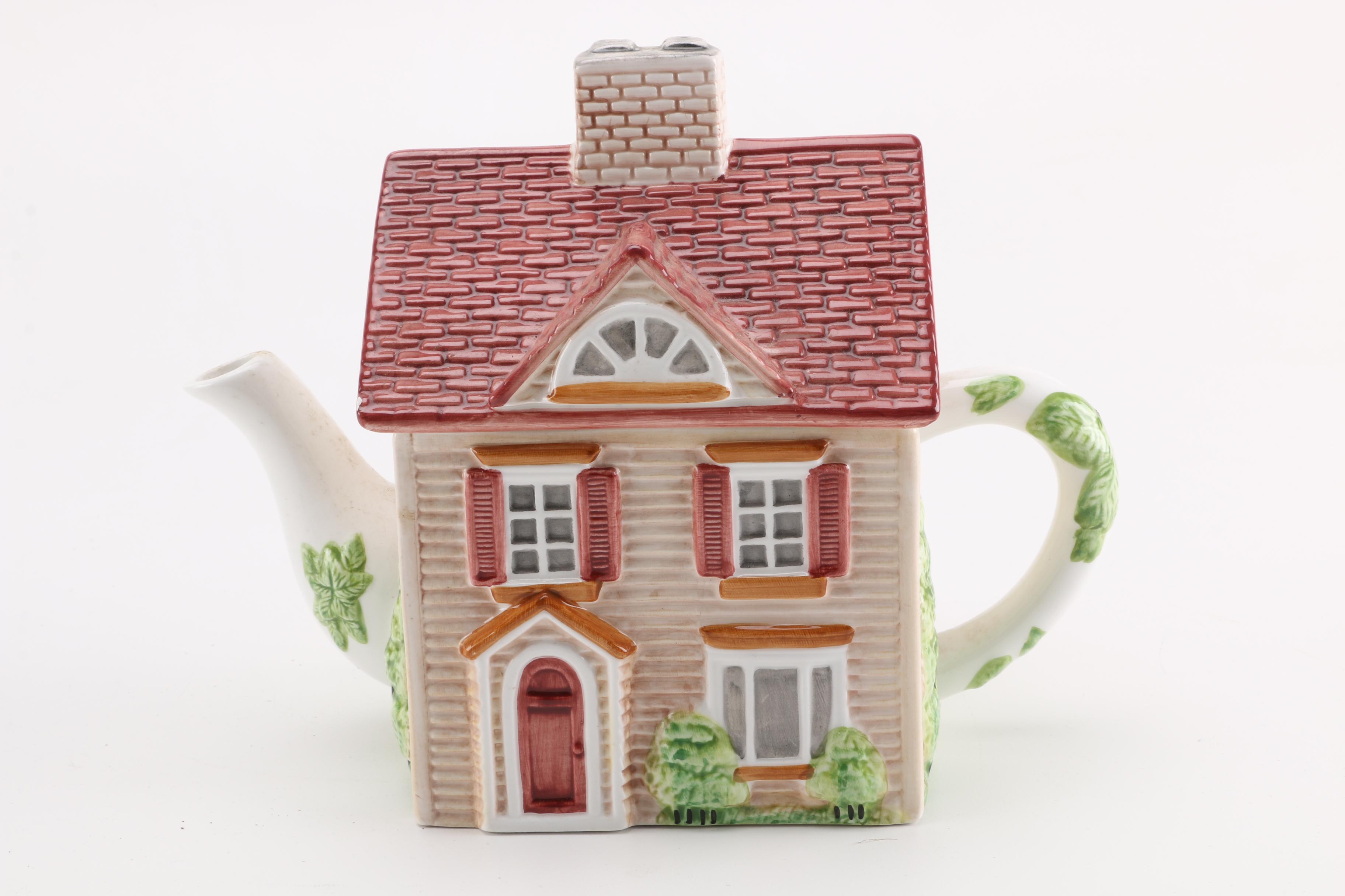 Johnson Brothers "The Friendly Village" Teapot With Additional China and Stoneware