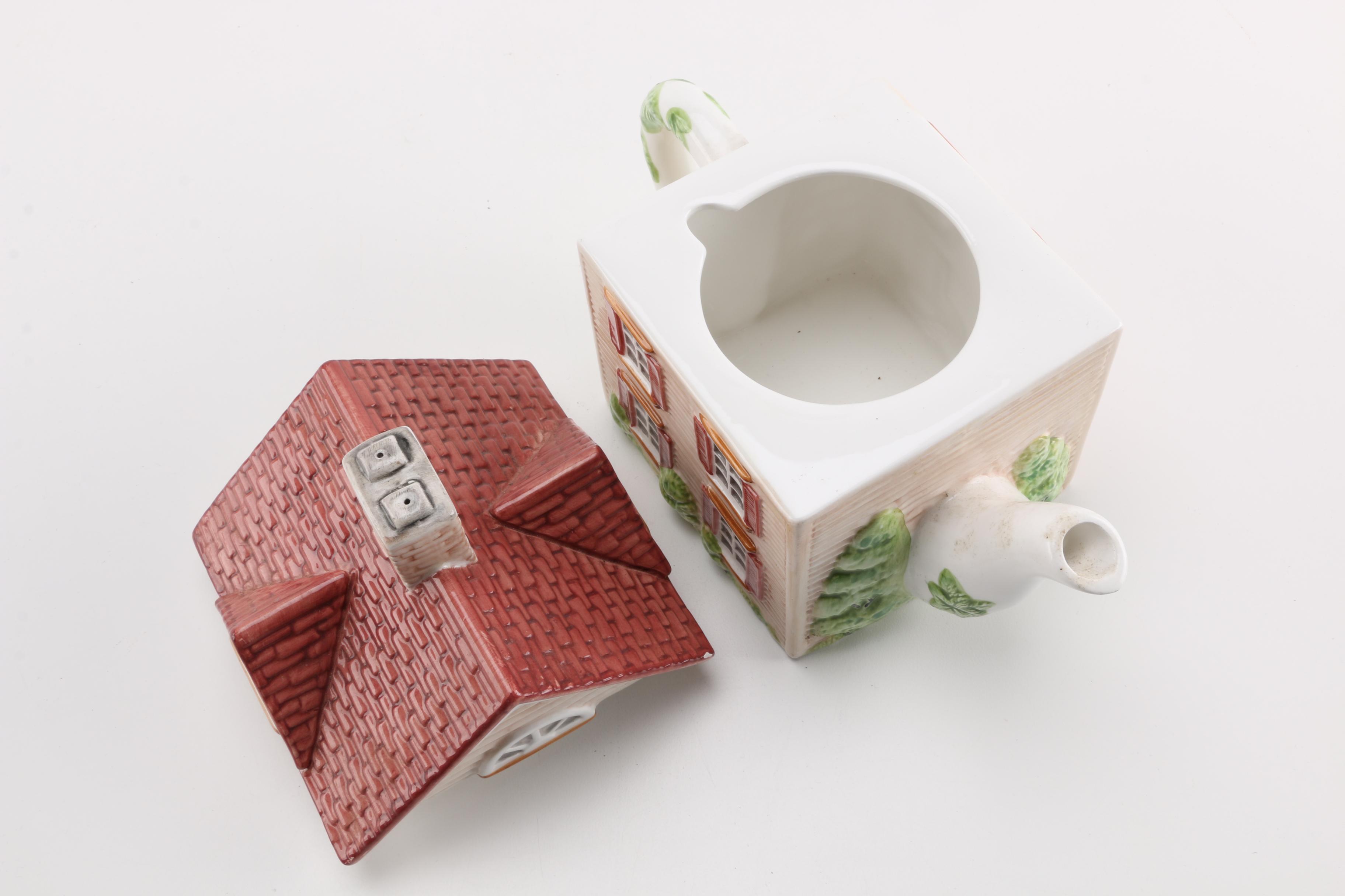 Johnson Brothers "The Friendly Village" Teapot With Additional China and Stoneware