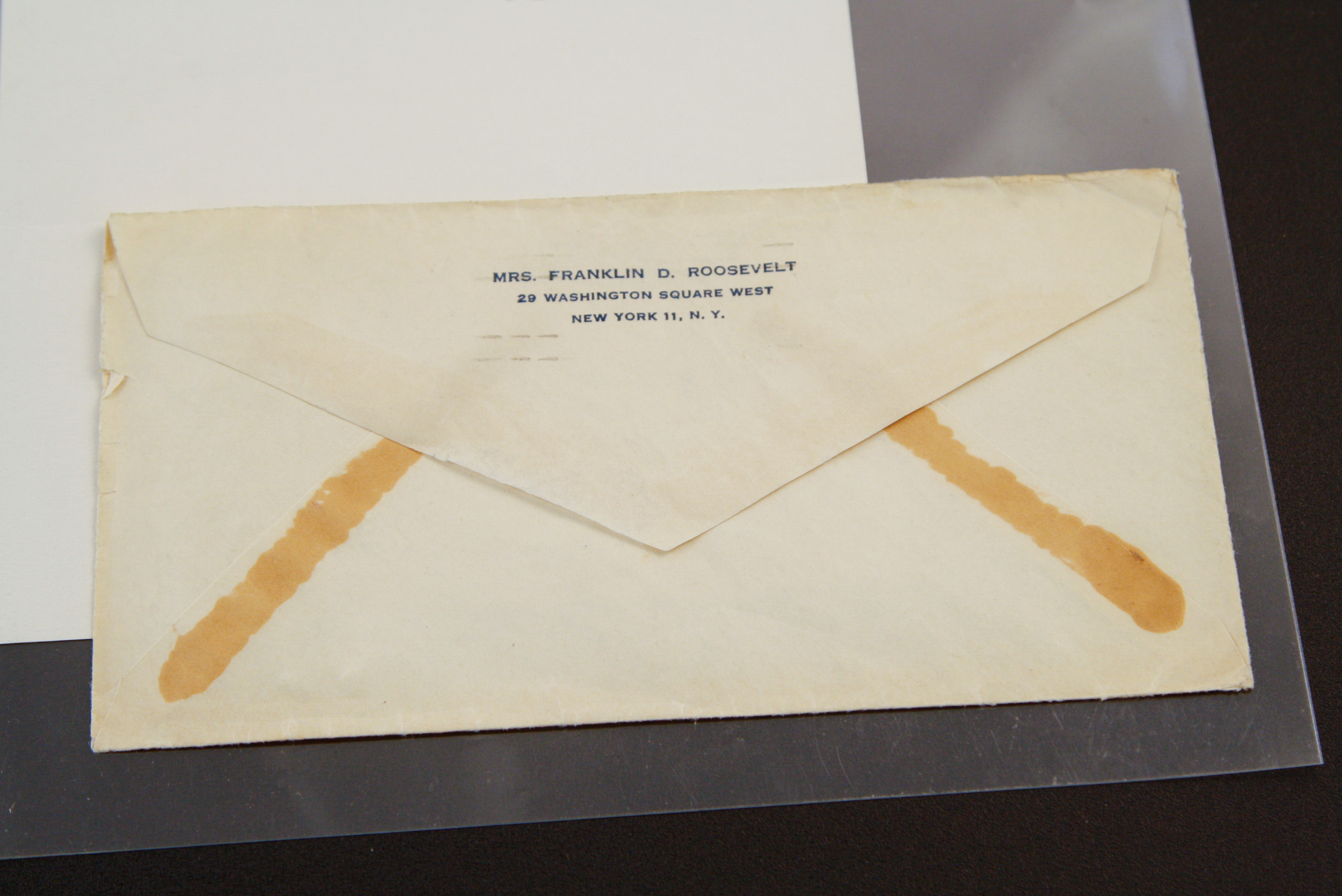1938 Typed Letter with Envelope Signed by Eleanor Roosevelt on Official White House Letterhead
