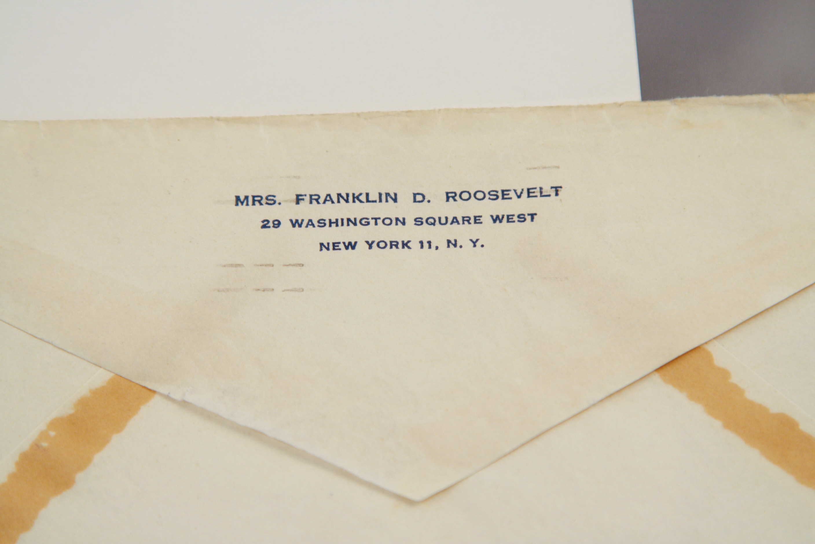 1938 Typed Letter with Envelope Signed by Eleanor Roosevelt on Official White House Letterhead