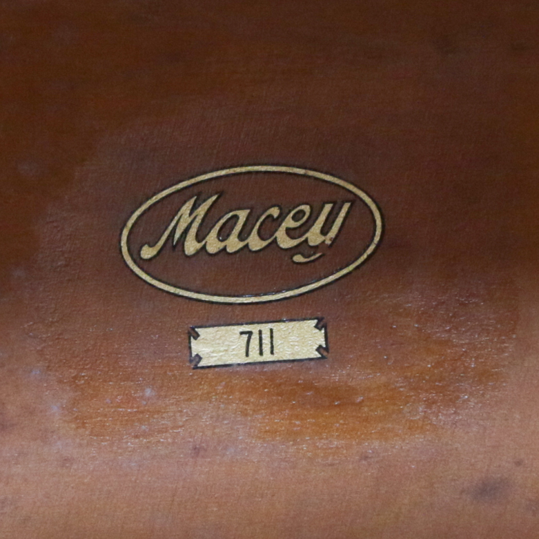 Vintage Oak Barrister Bookcase with Glass Doors