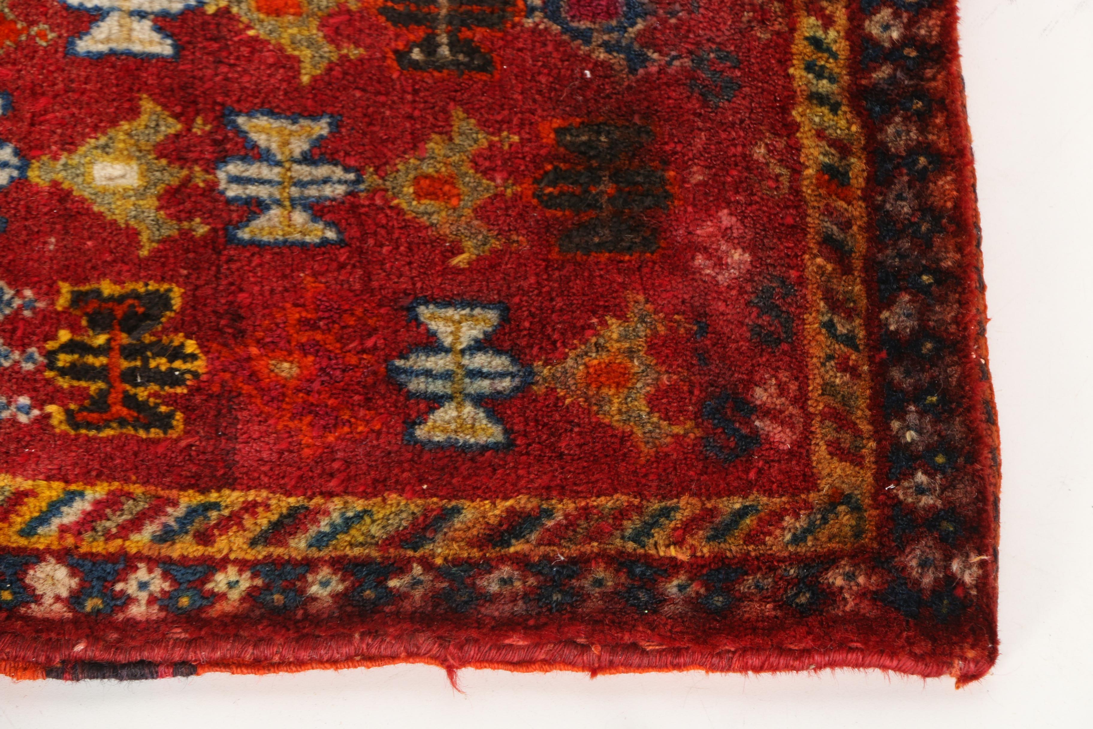 Handwoven Nomadic Camel Bag and Unfinished Weaving