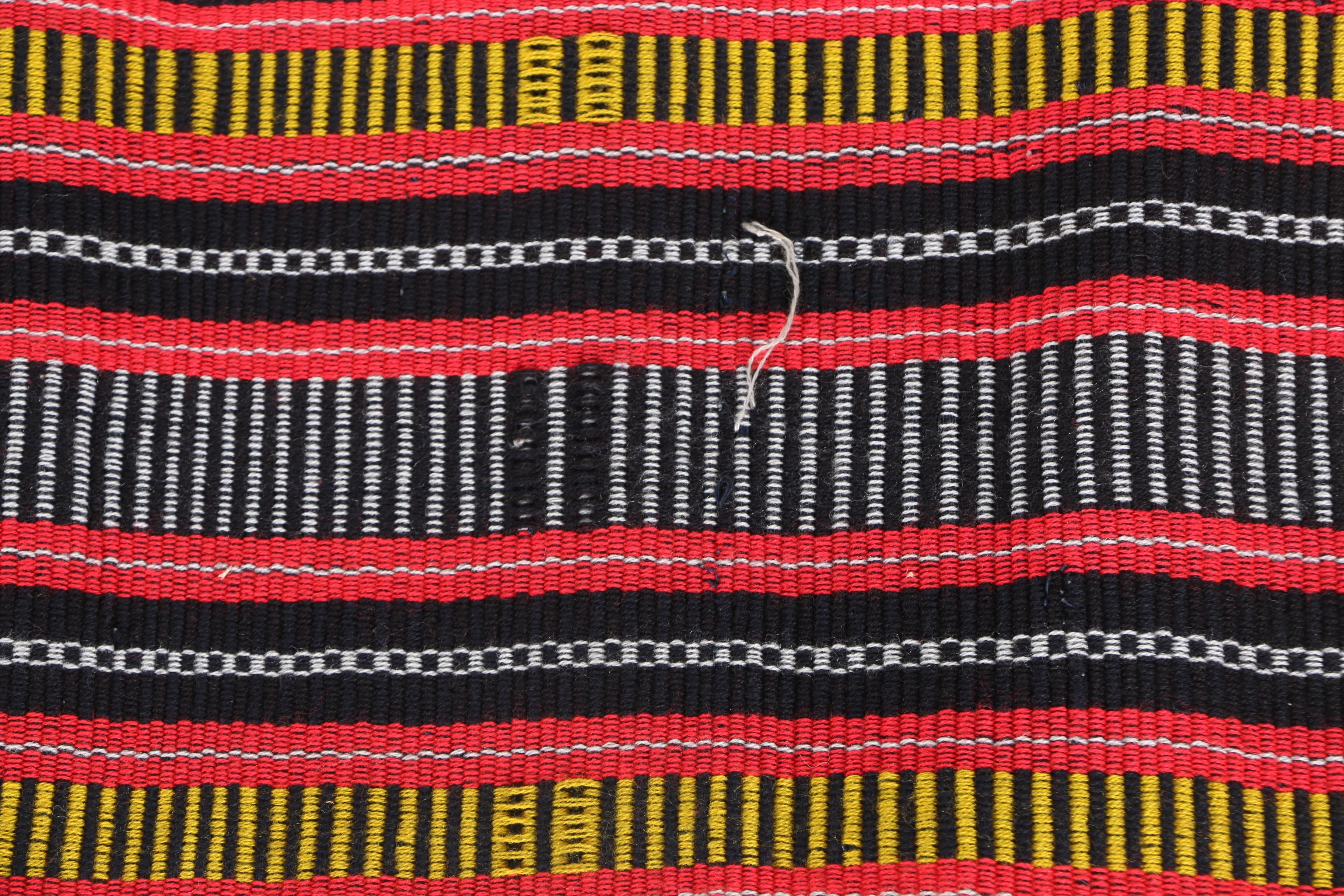 Handwoven Nomadic Camel Bag and Unfinished Weaving