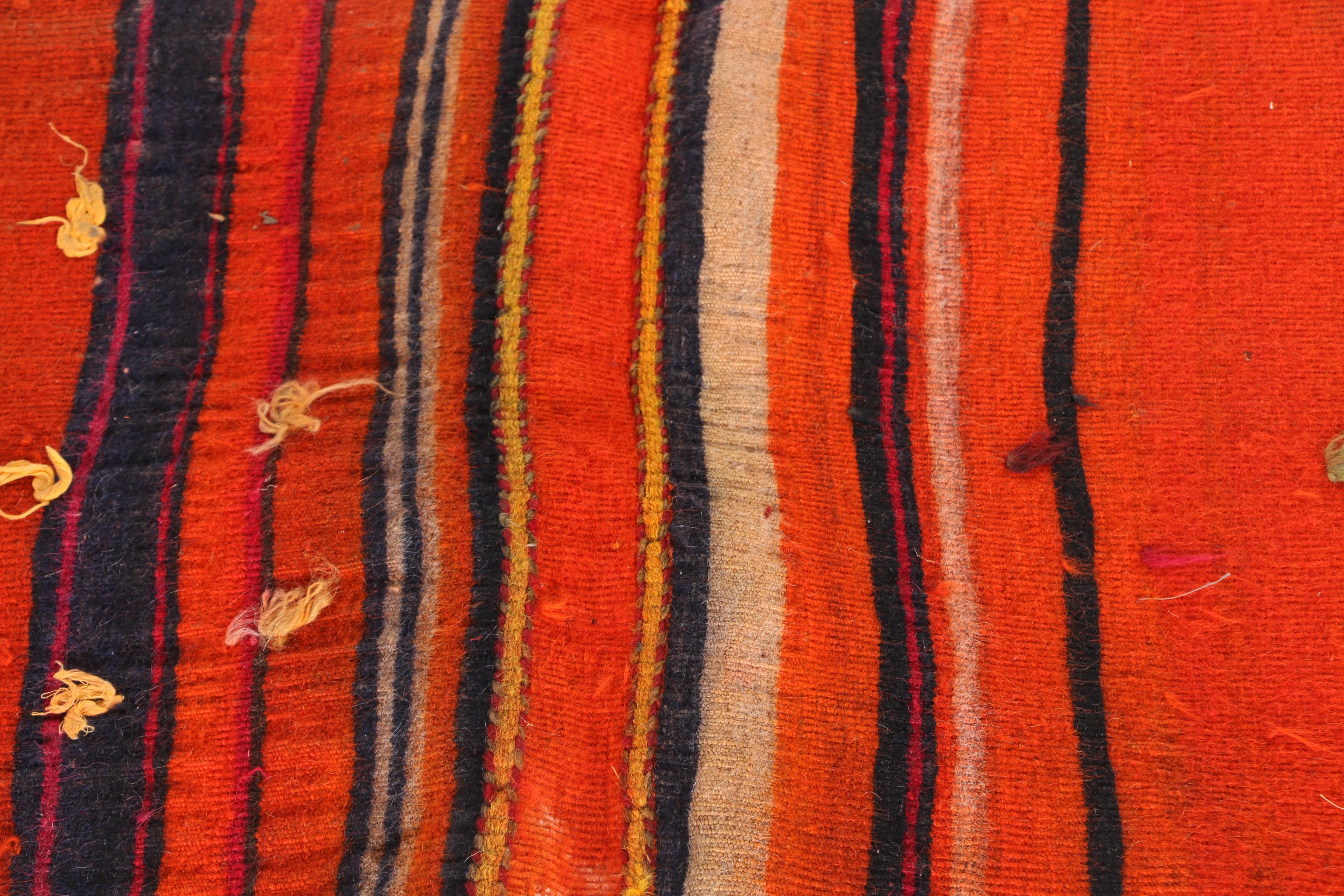 Handwoven Nomadic Camel Bag and Unfinished Weaving