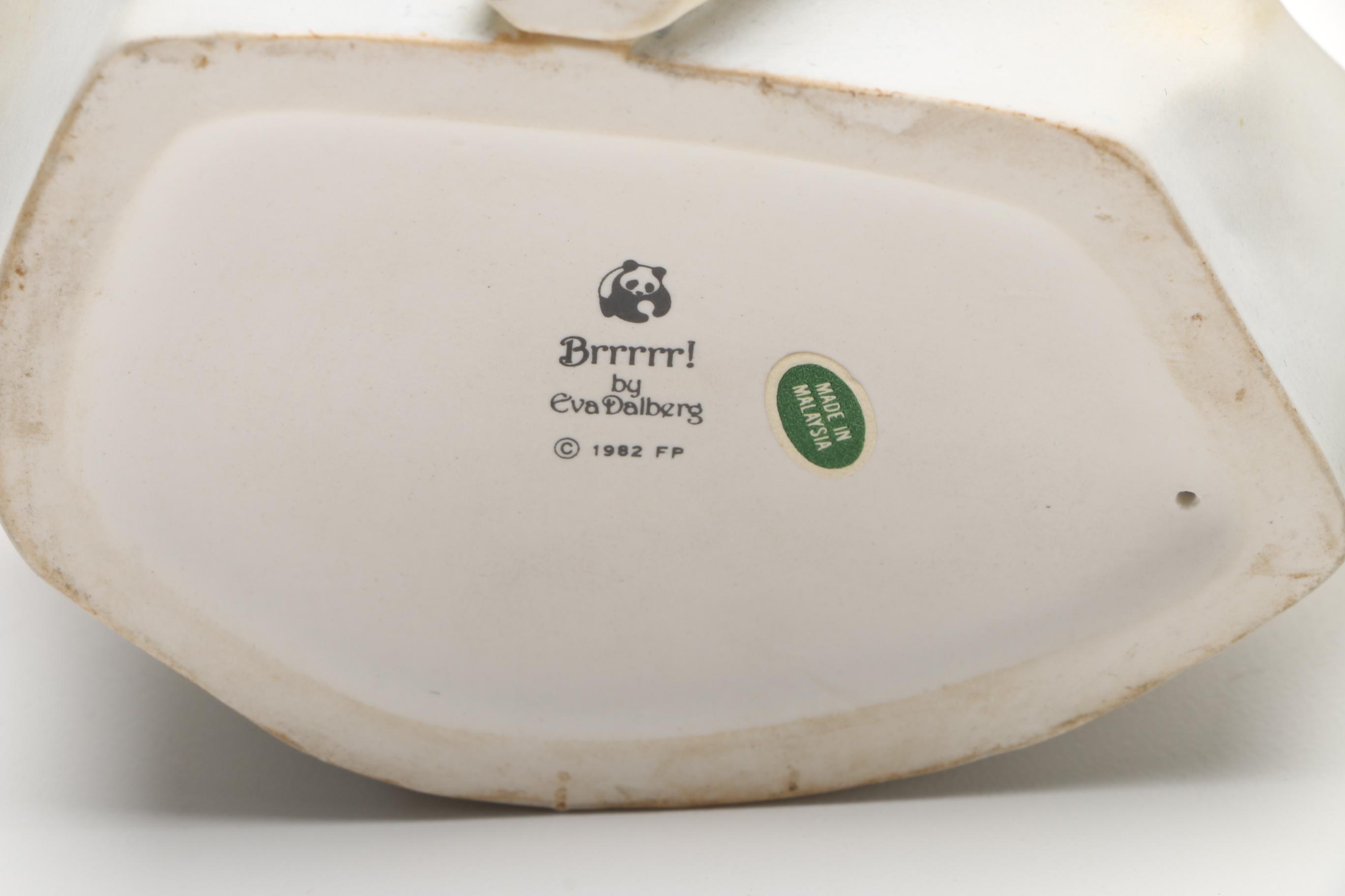 Ceramic Polar Bear Figurines