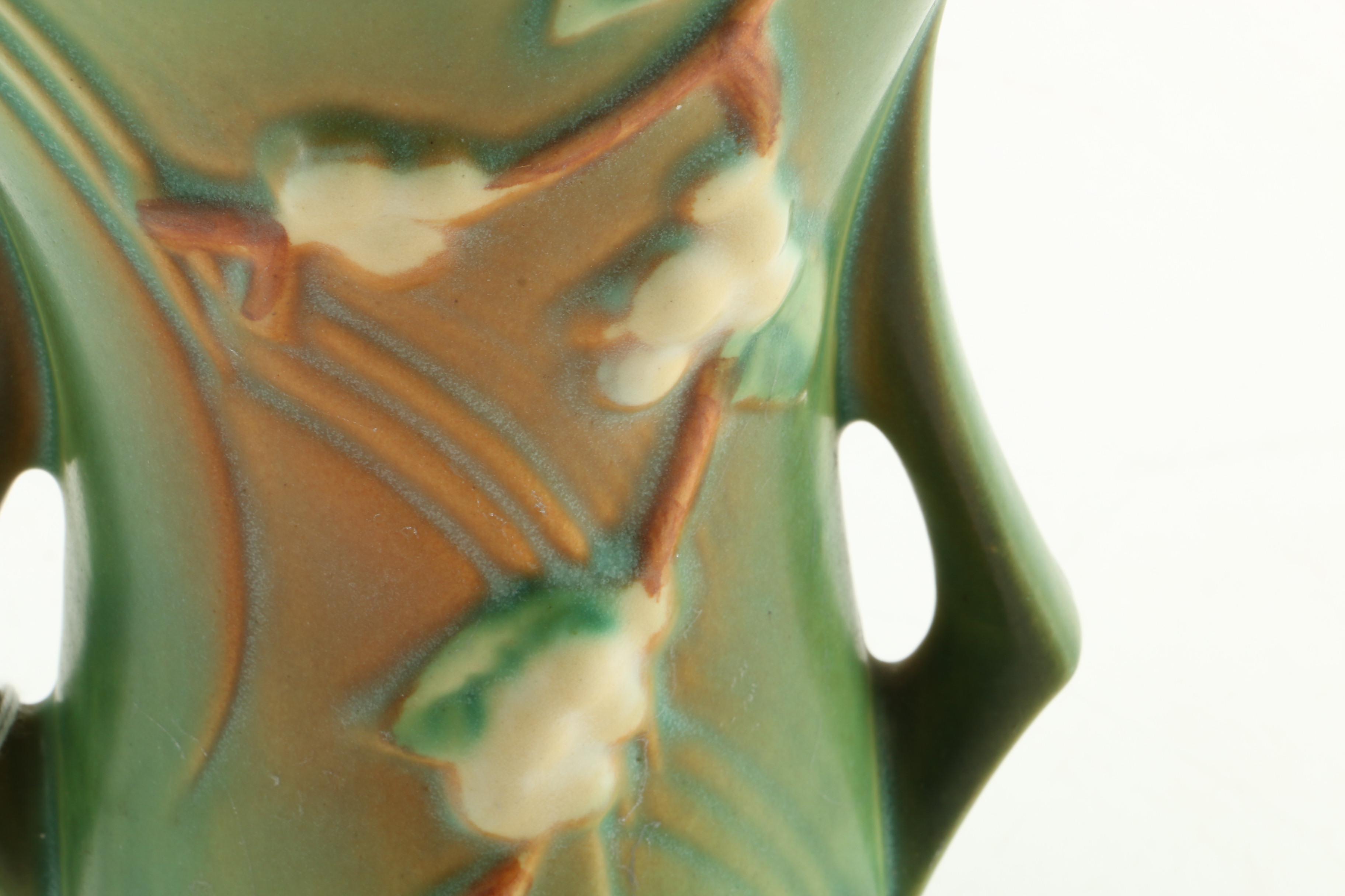 Roseville "Snowberry" Flared Vase